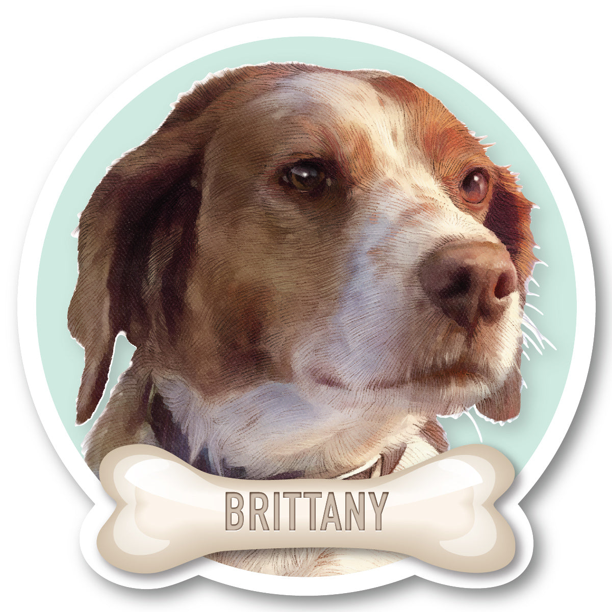 Brittany Vinyl Sticker