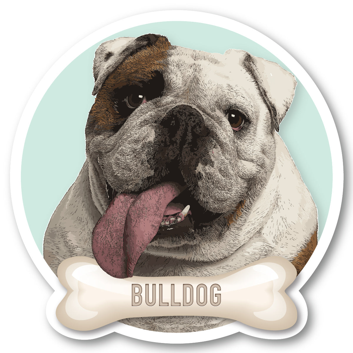 Bulldog 1 Vinyl Sticker