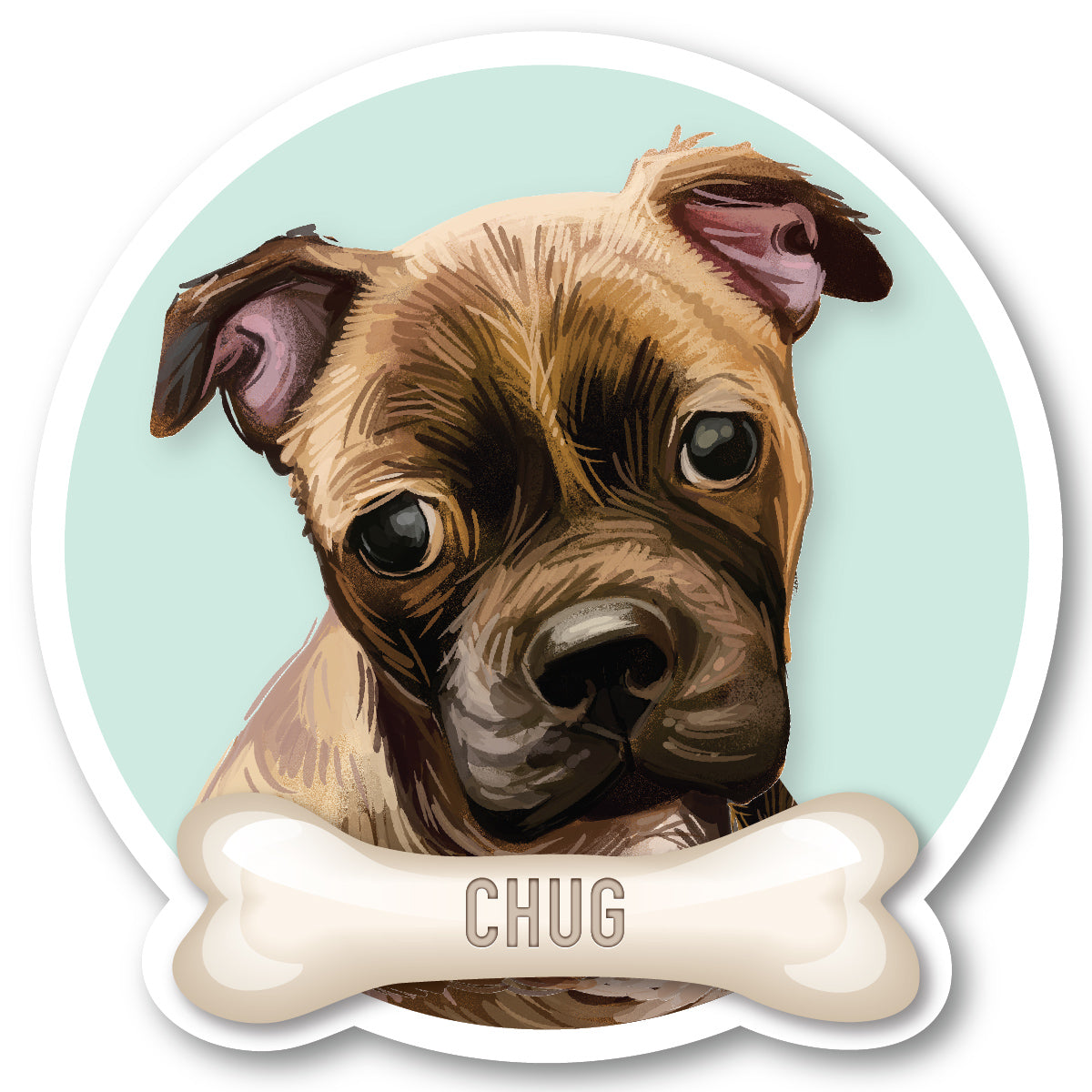 Chug Vinyl Sticker