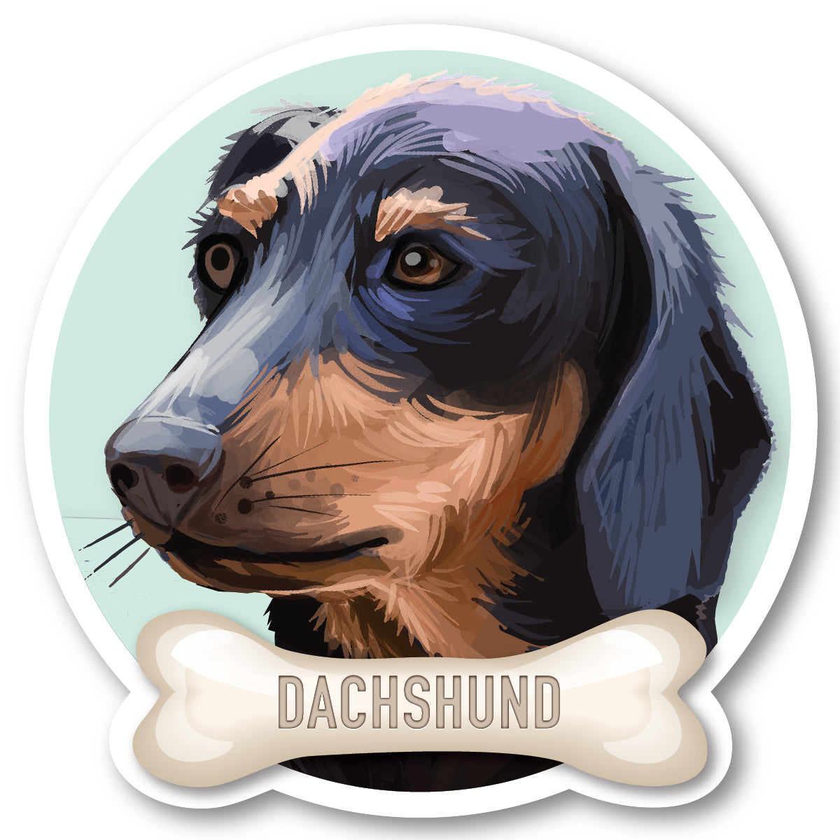 Dachsund Vinyl Sticker