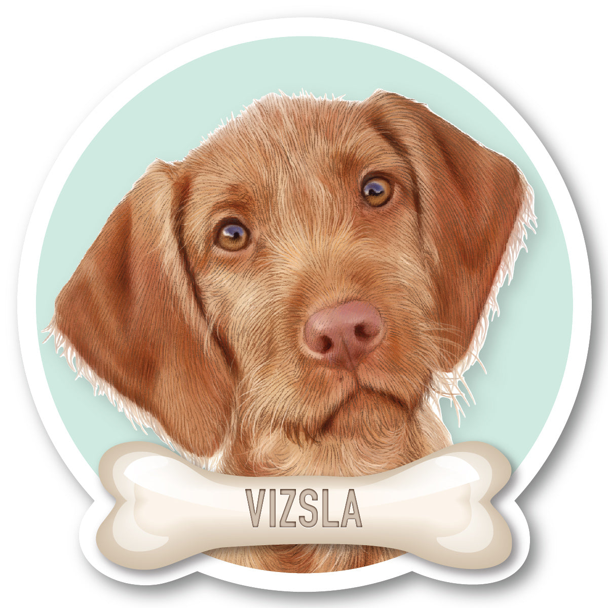 Vizsla Vinyl Sticker