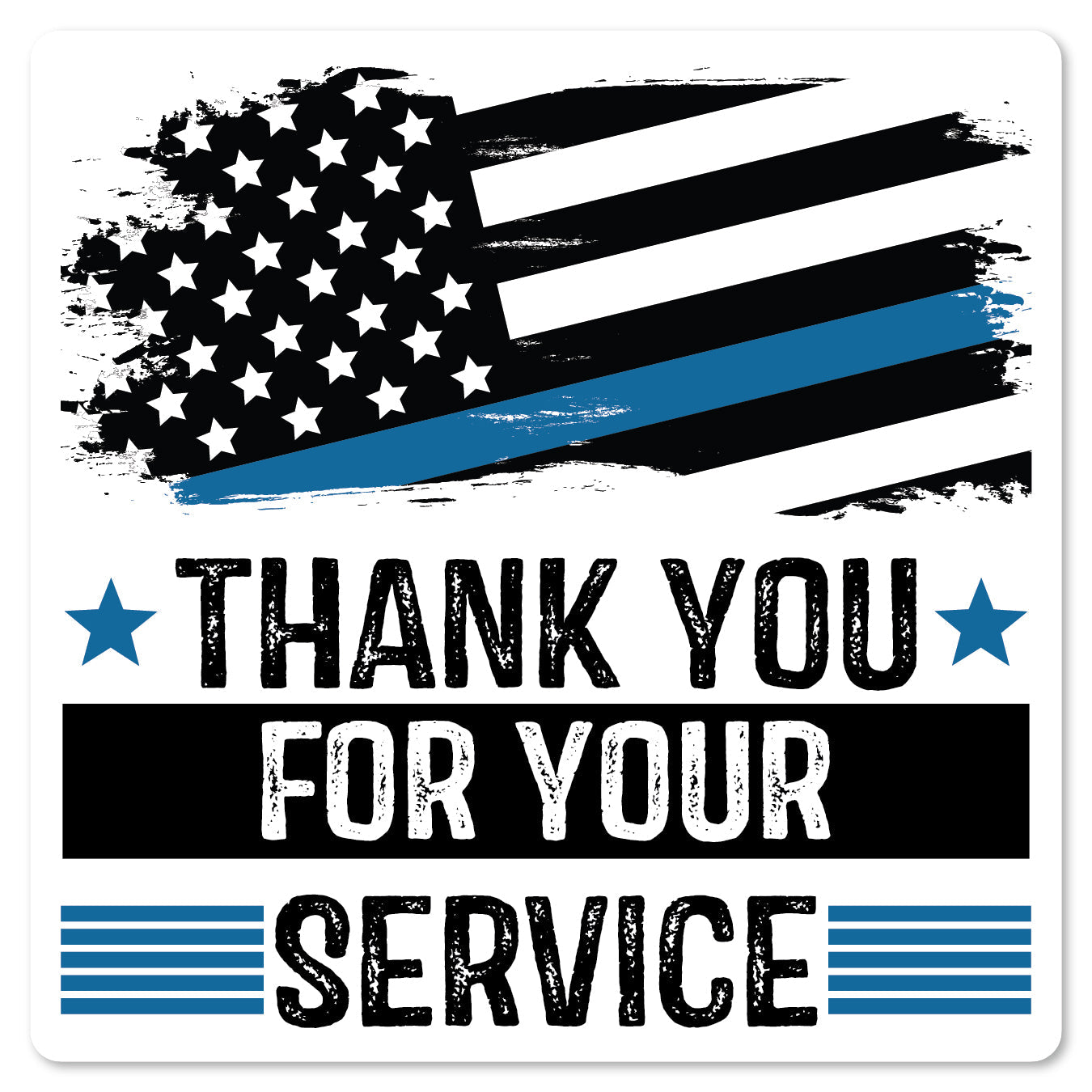 KC5-076 | Thank You For Your Service Flag