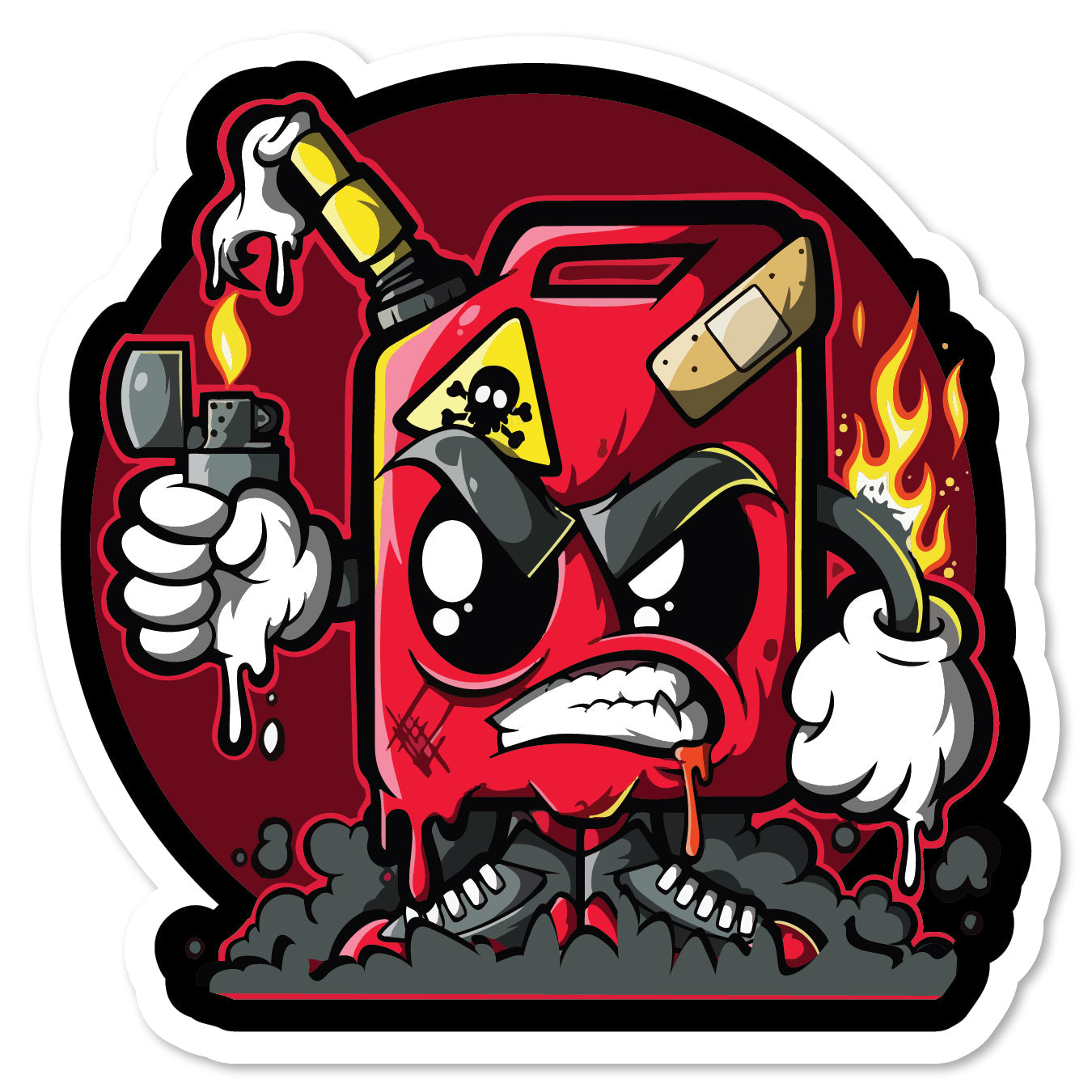 KC5-127 | Gasoline Can On Fire