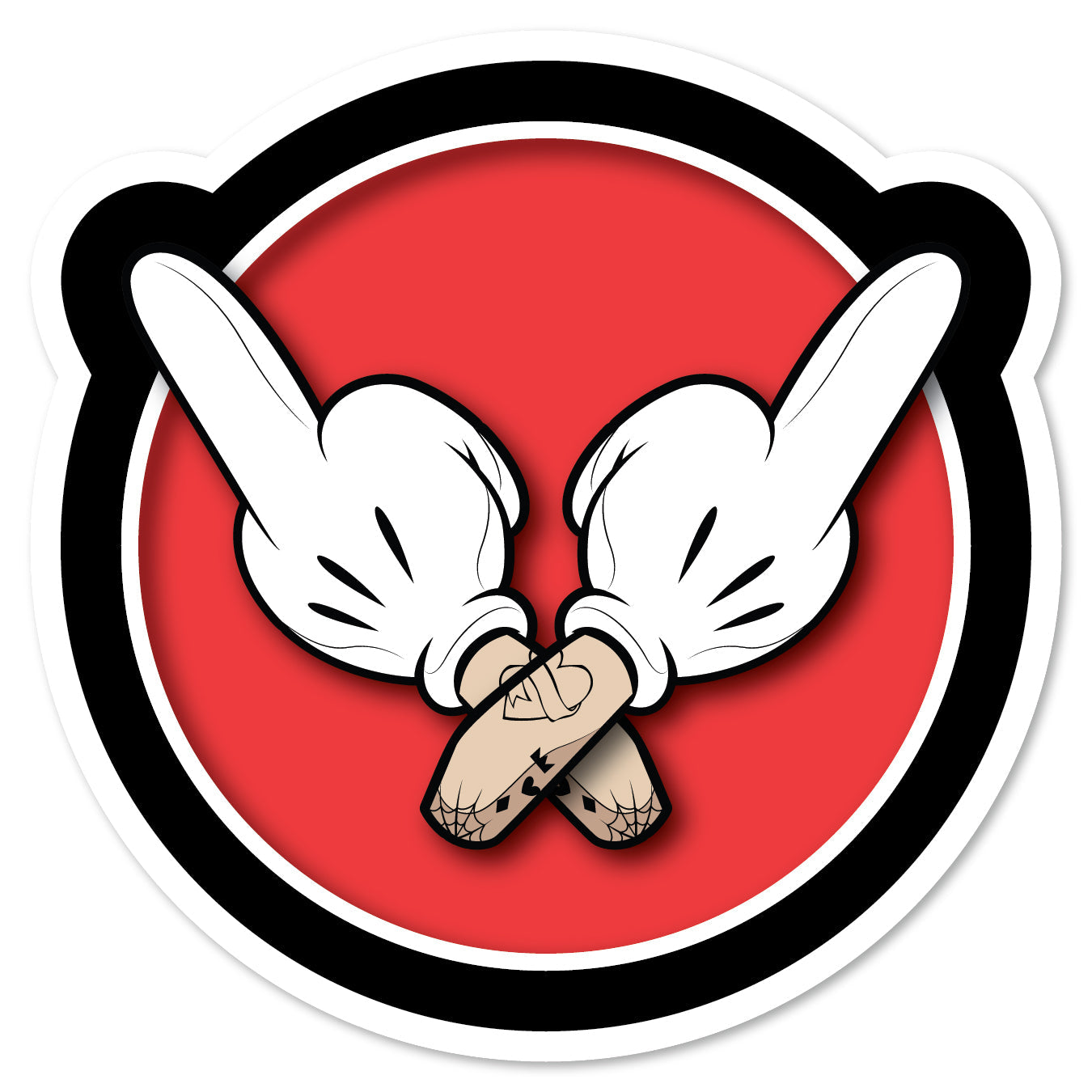KC5-209 | Mickey Mouse Gloves Middle Fingers