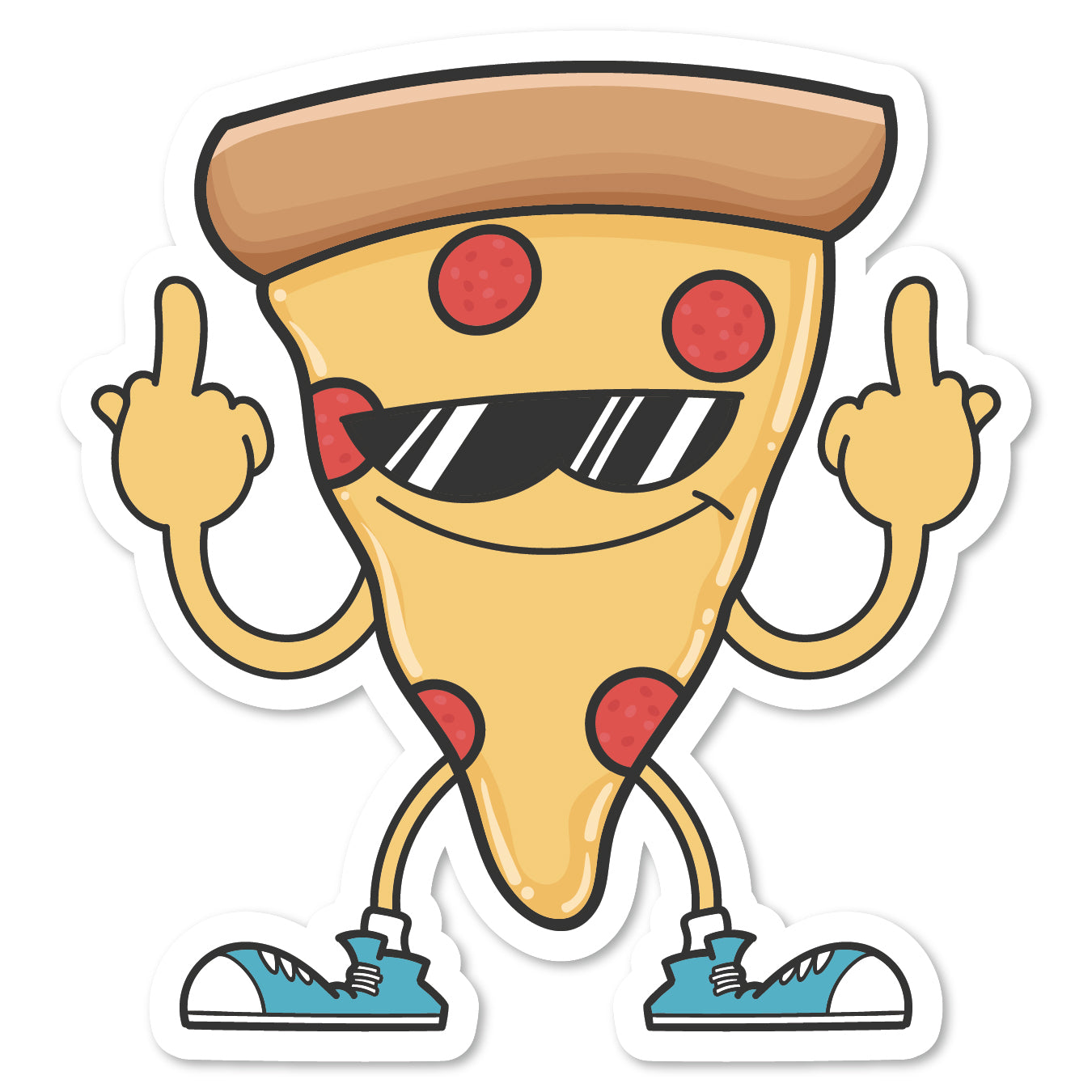 KC5-210 | Pizza Slice Middle Fingers