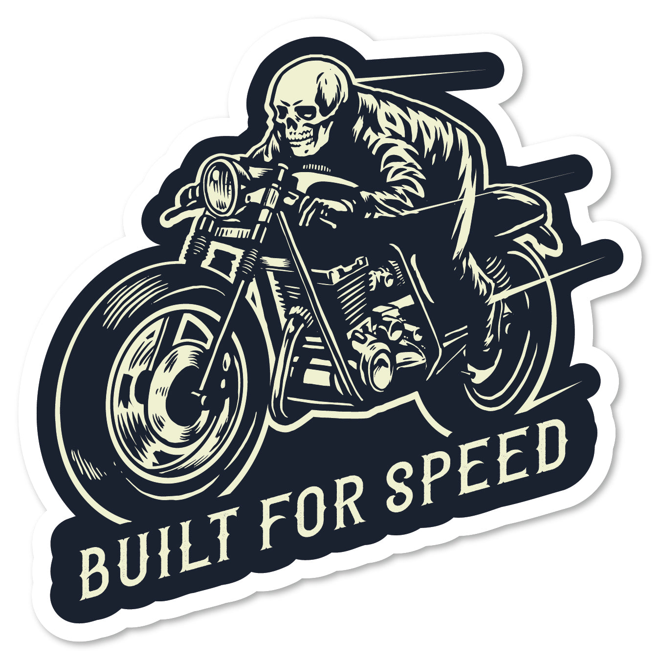 KC5-231 | Built For Speed Skeleton Motorcycle