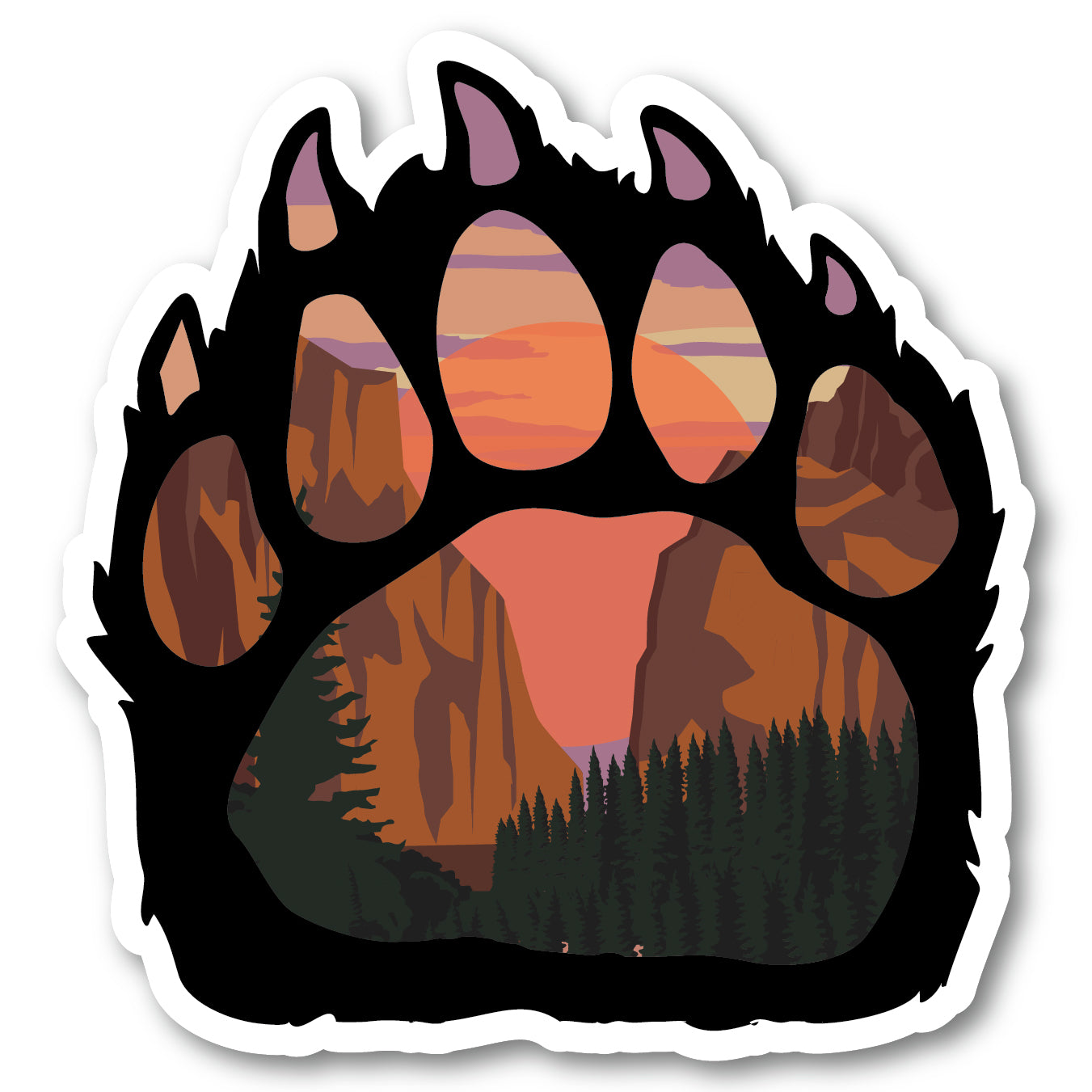 SP5-038 | Bear Paw Landscape Orange
