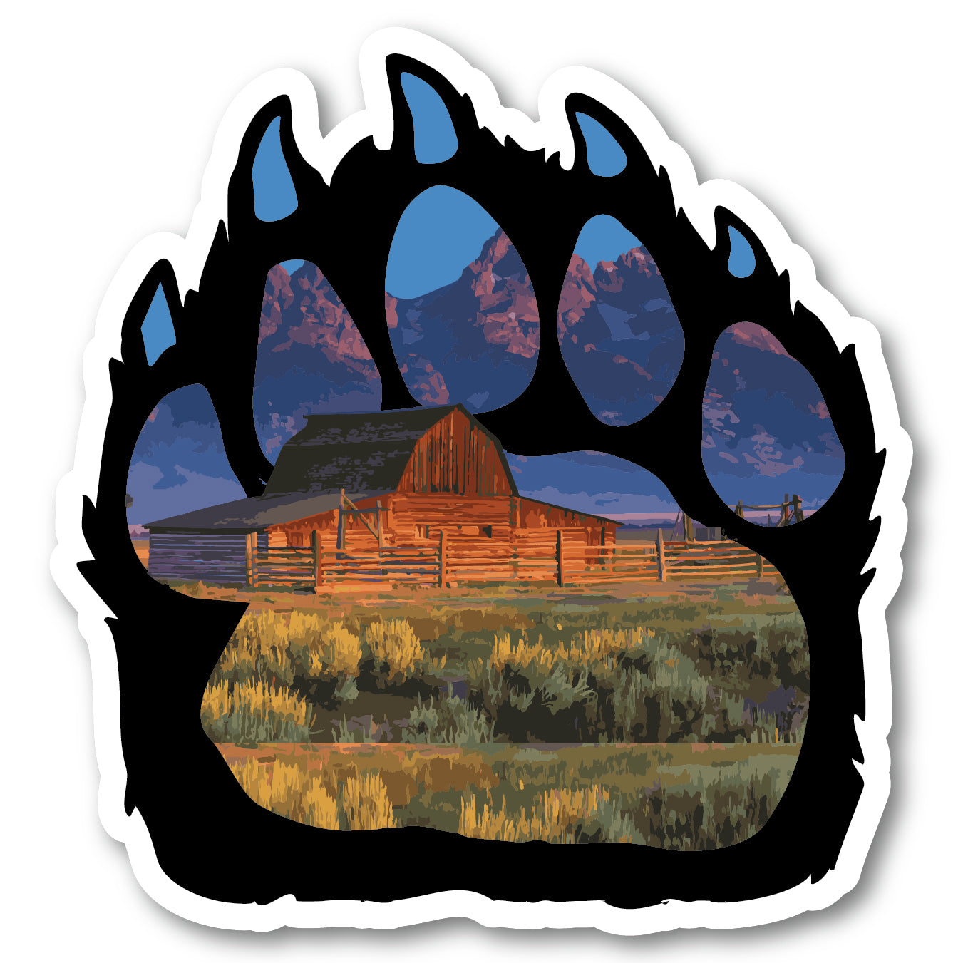 SP5-039 | Bear Paw Landscape Blue