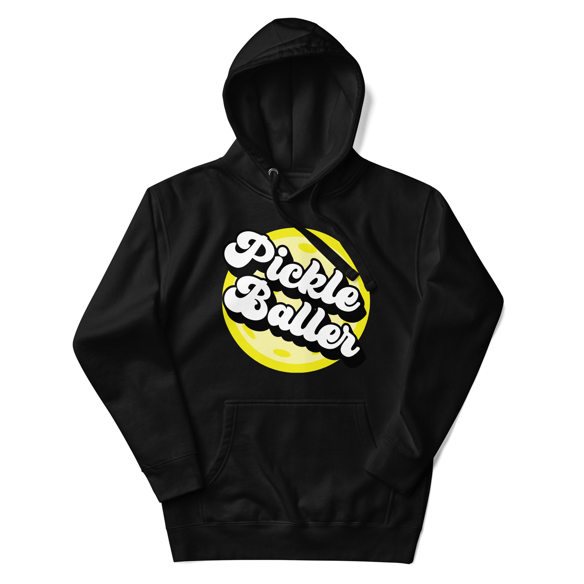 a black hoodie with the words bubble baller on it