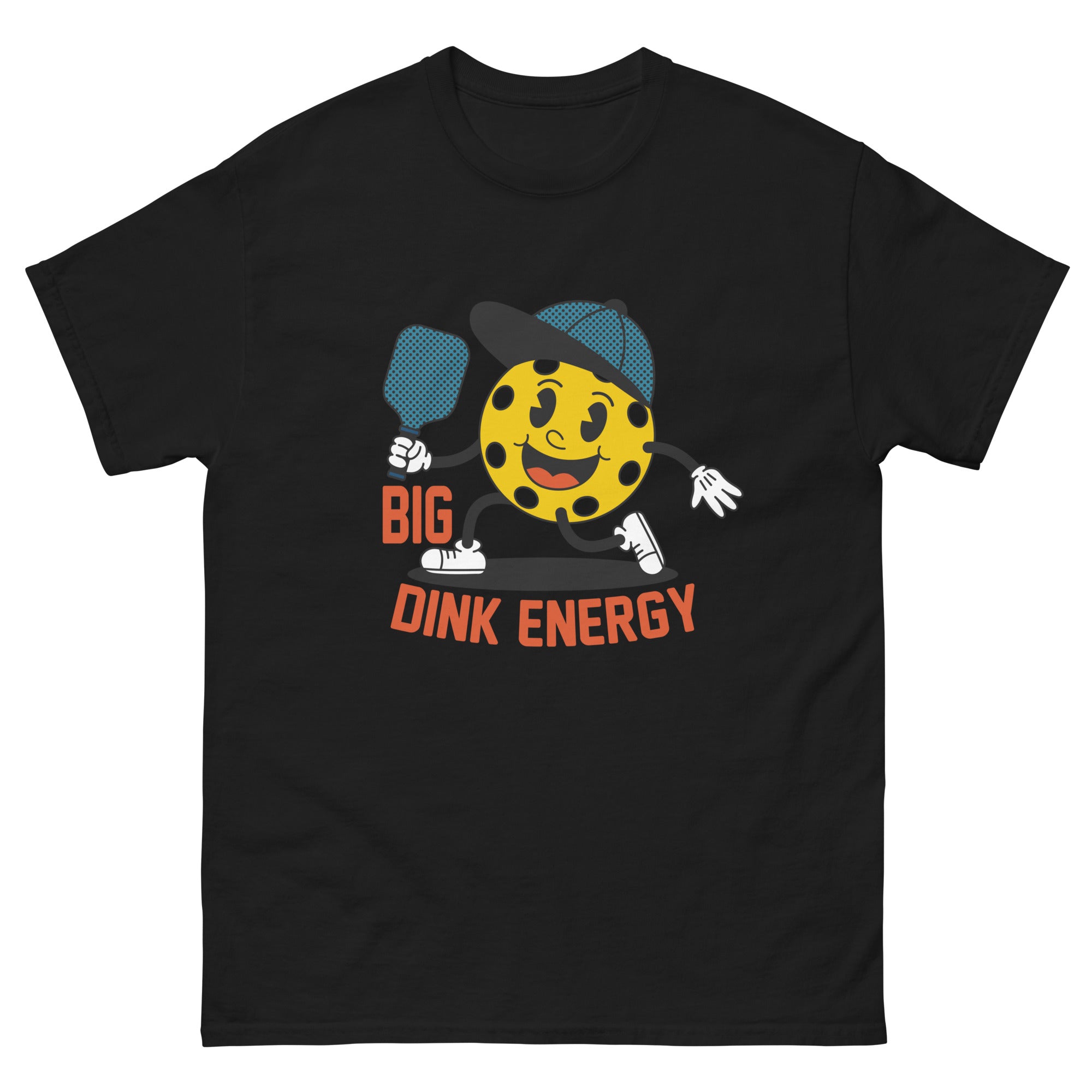 a black t - shirt with a cartoon character on it