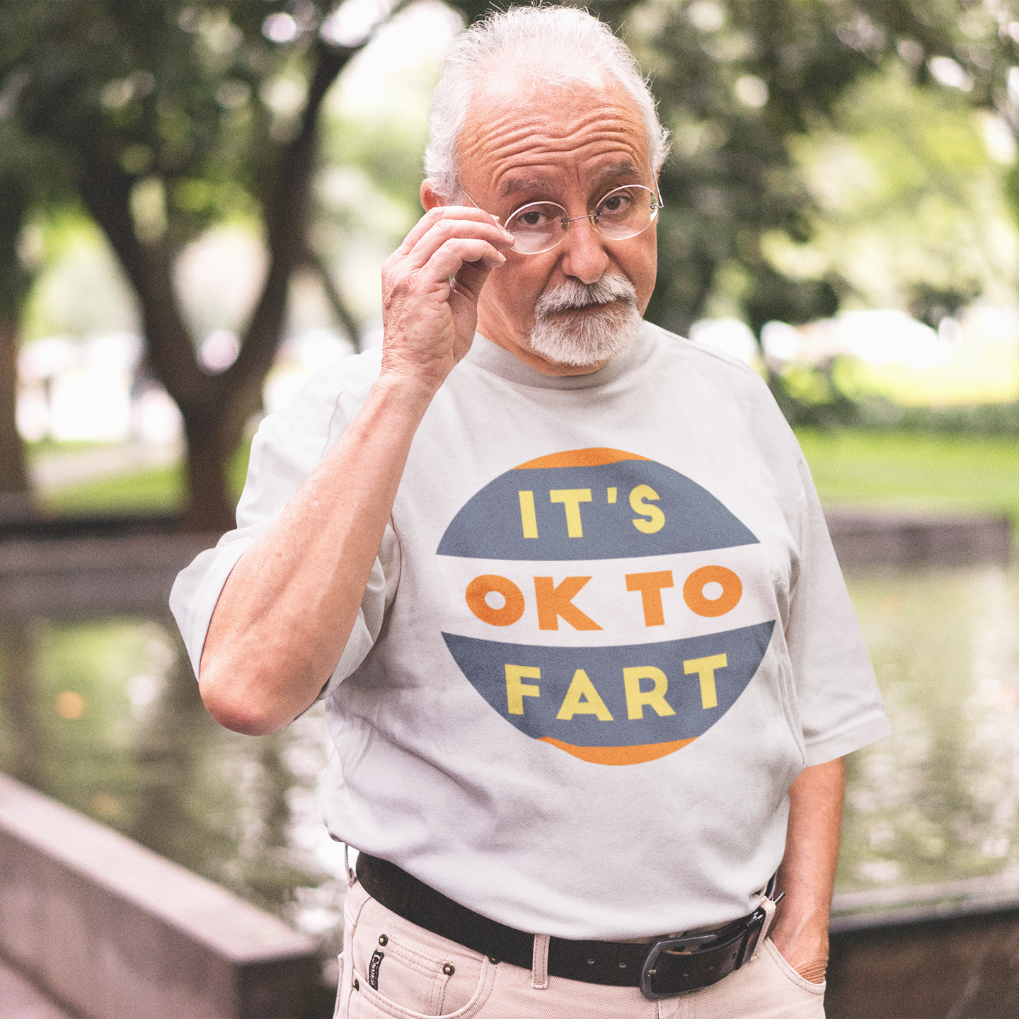 an older man talking on a cell phone