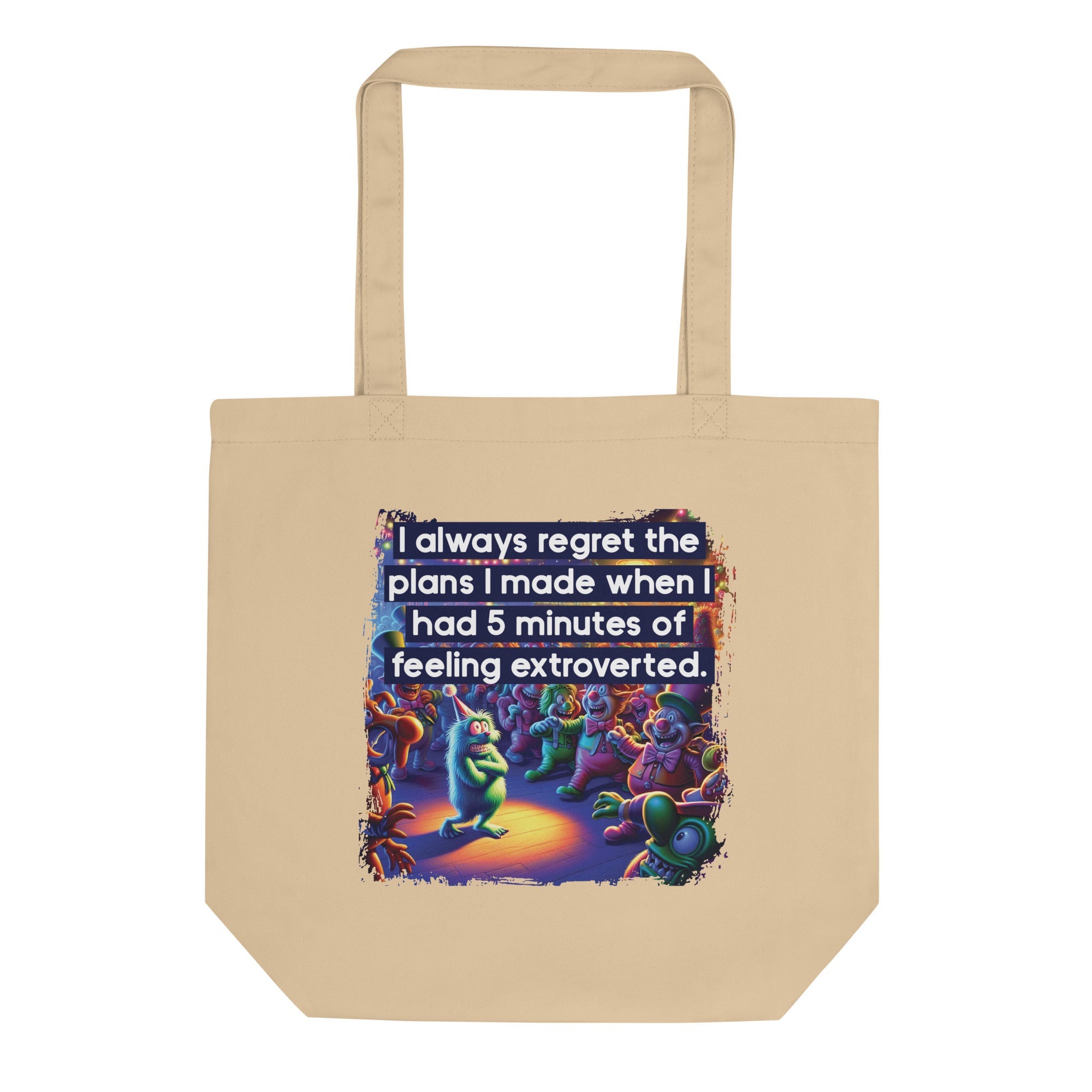 a tote bag with a quote on it