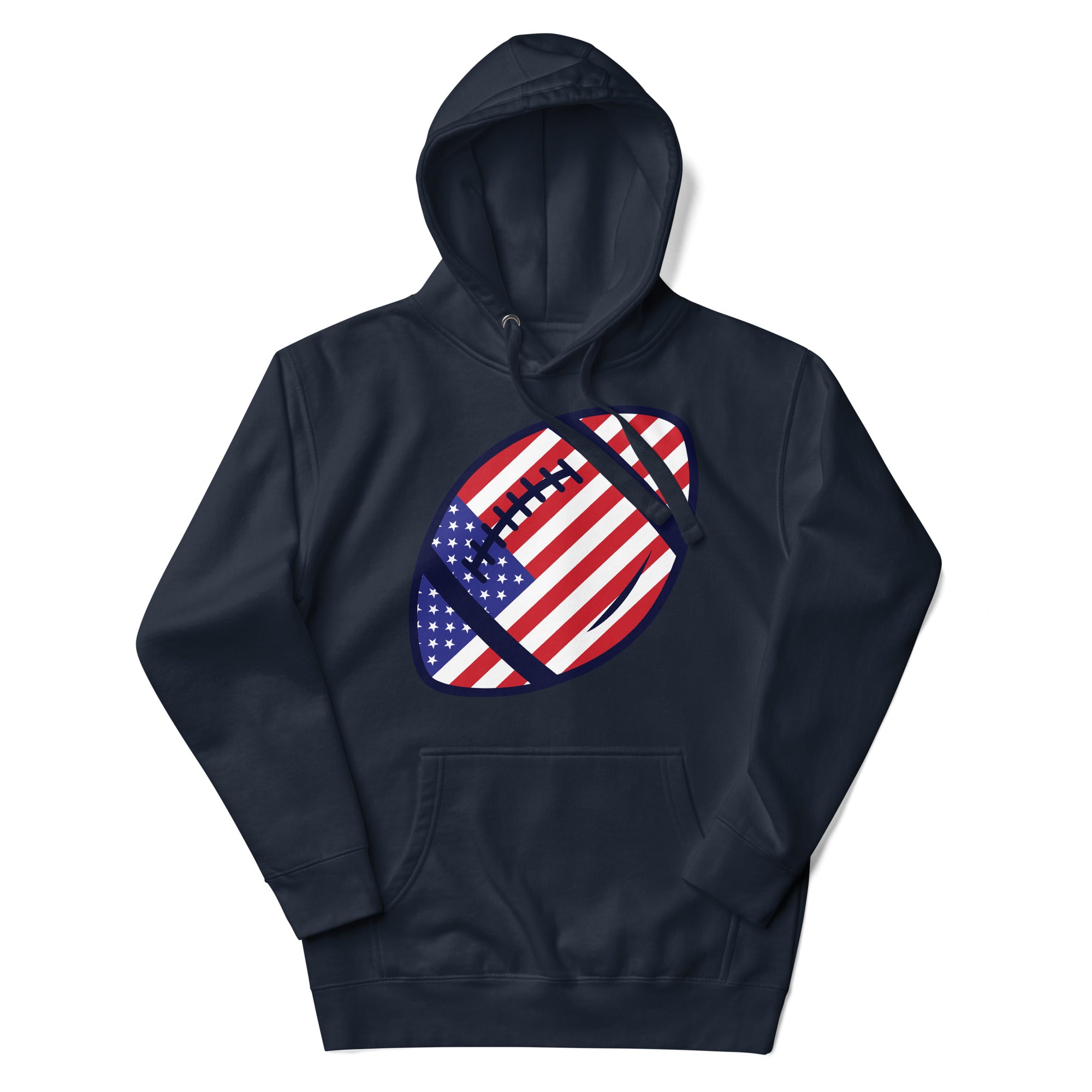 a hoodie with the american flag on it