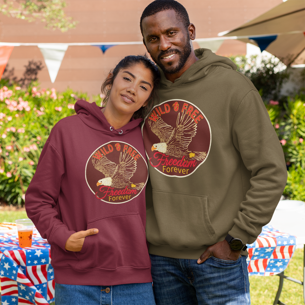 a man and a woman standing next to each other