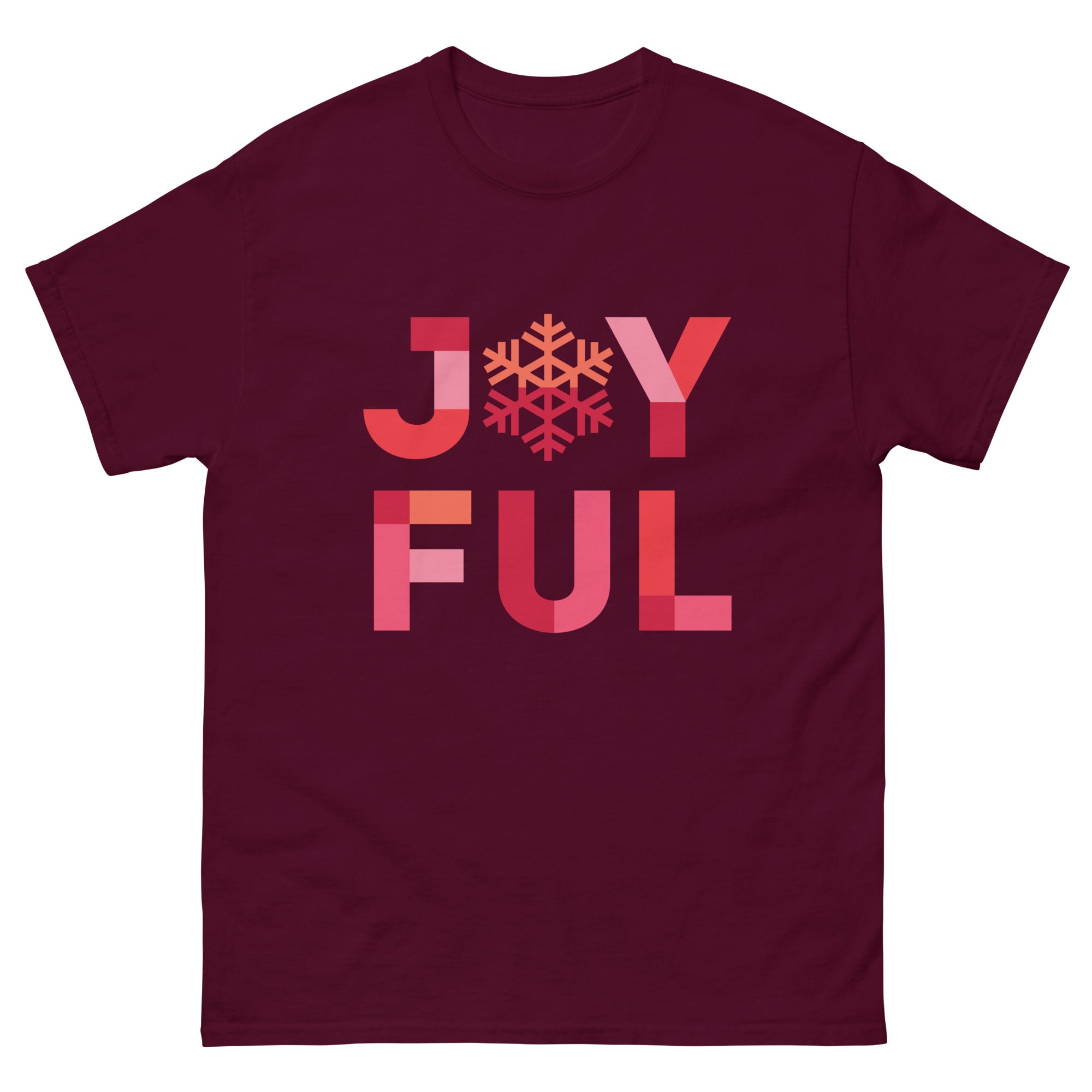 a t - shirt with the words joy full printed on it