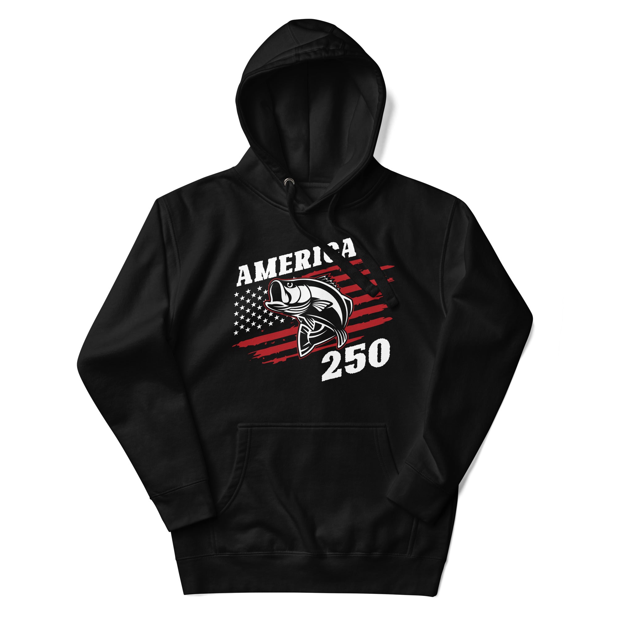 a black hoodie with an american eagle on it