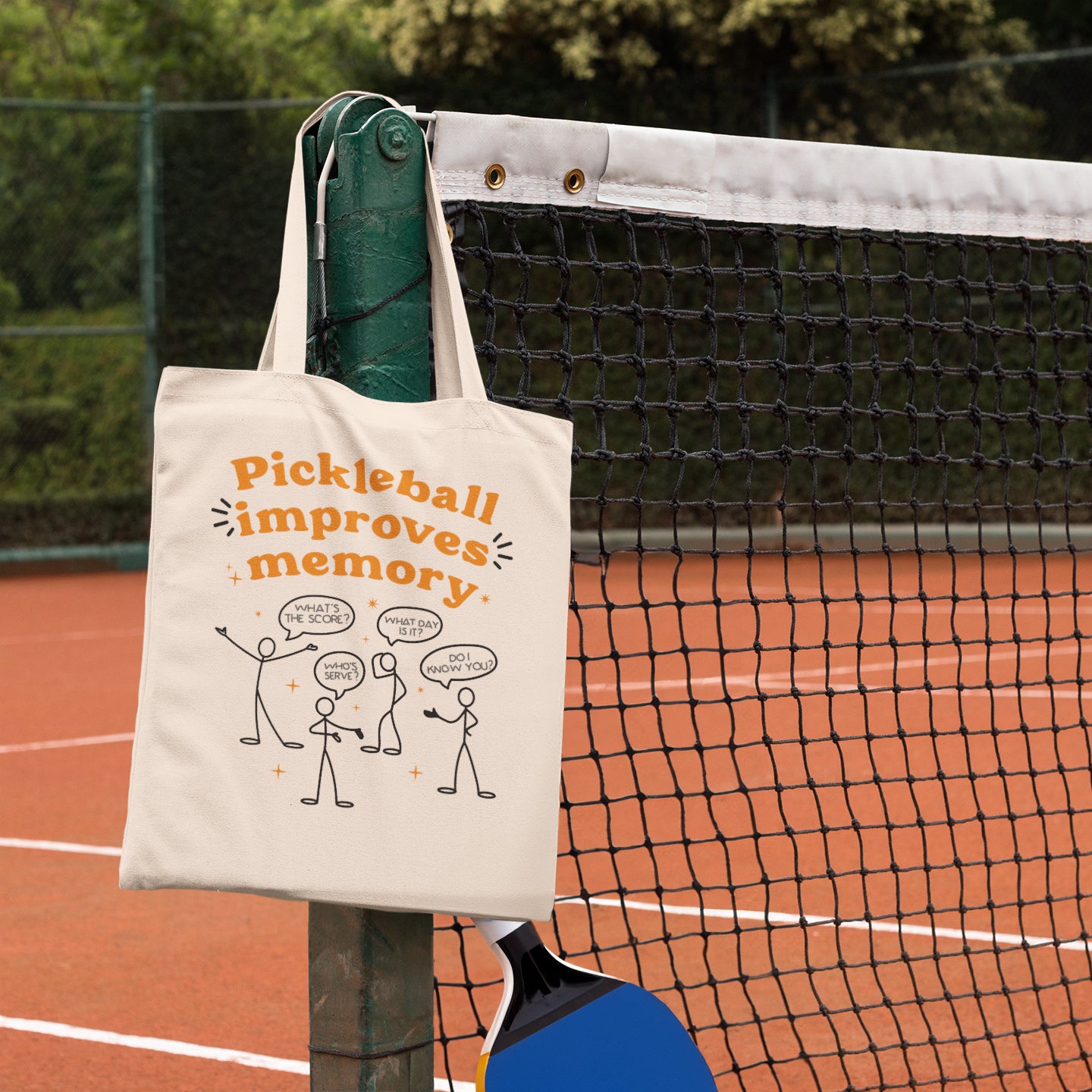 Pickleball Improves Memory Tote