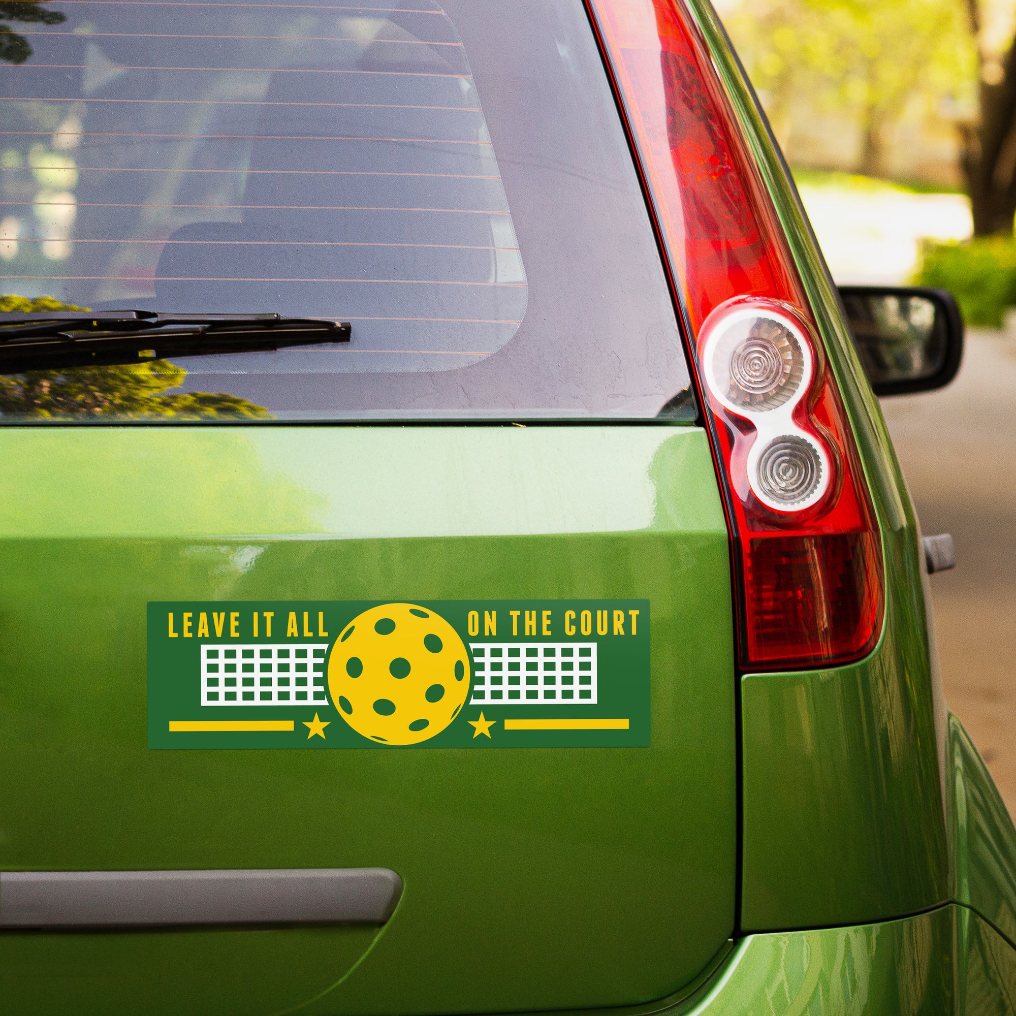 Leave It All On The Court Bumper Sticker