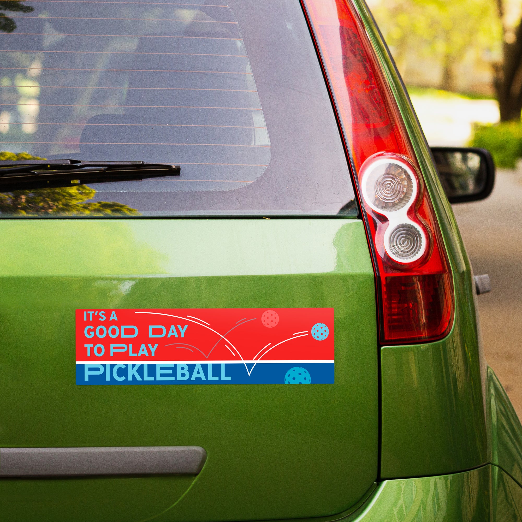 Good Day To Play Pickleball Bumper Sticker