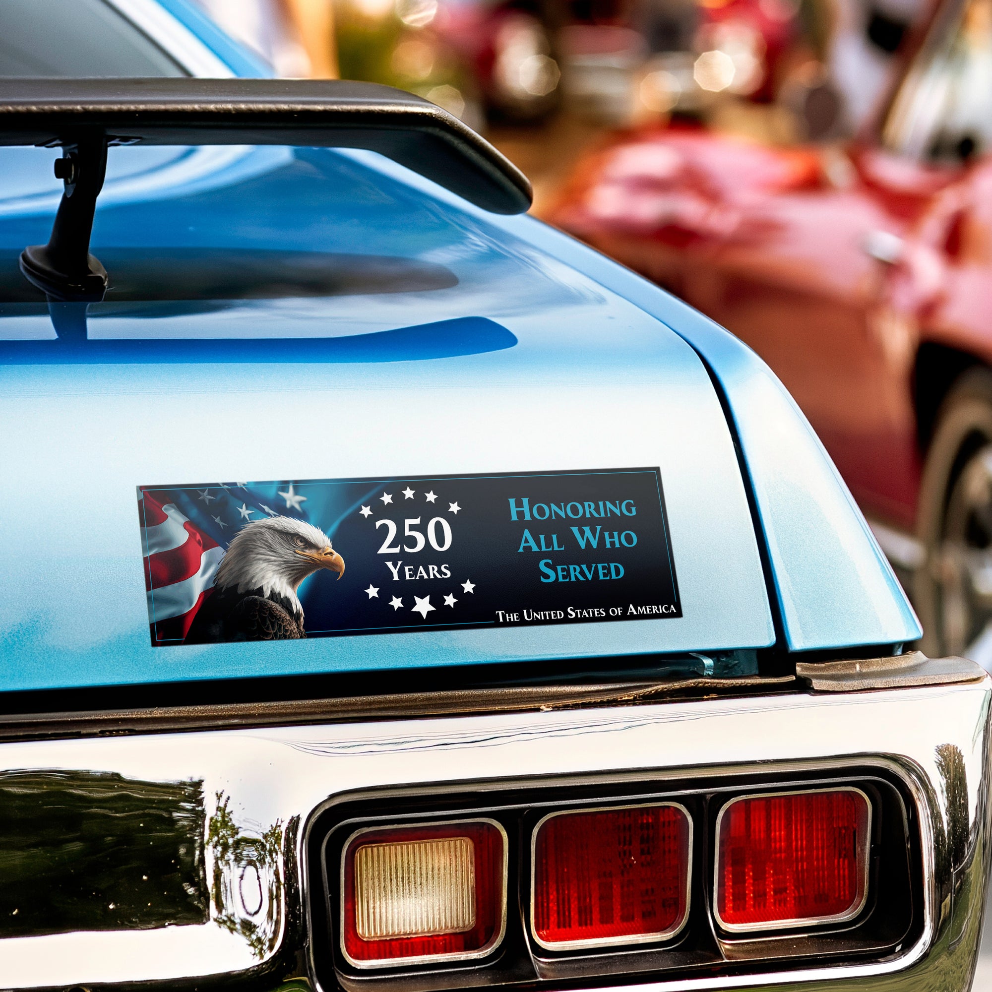 Honoring All Who Served Bumper Sticker