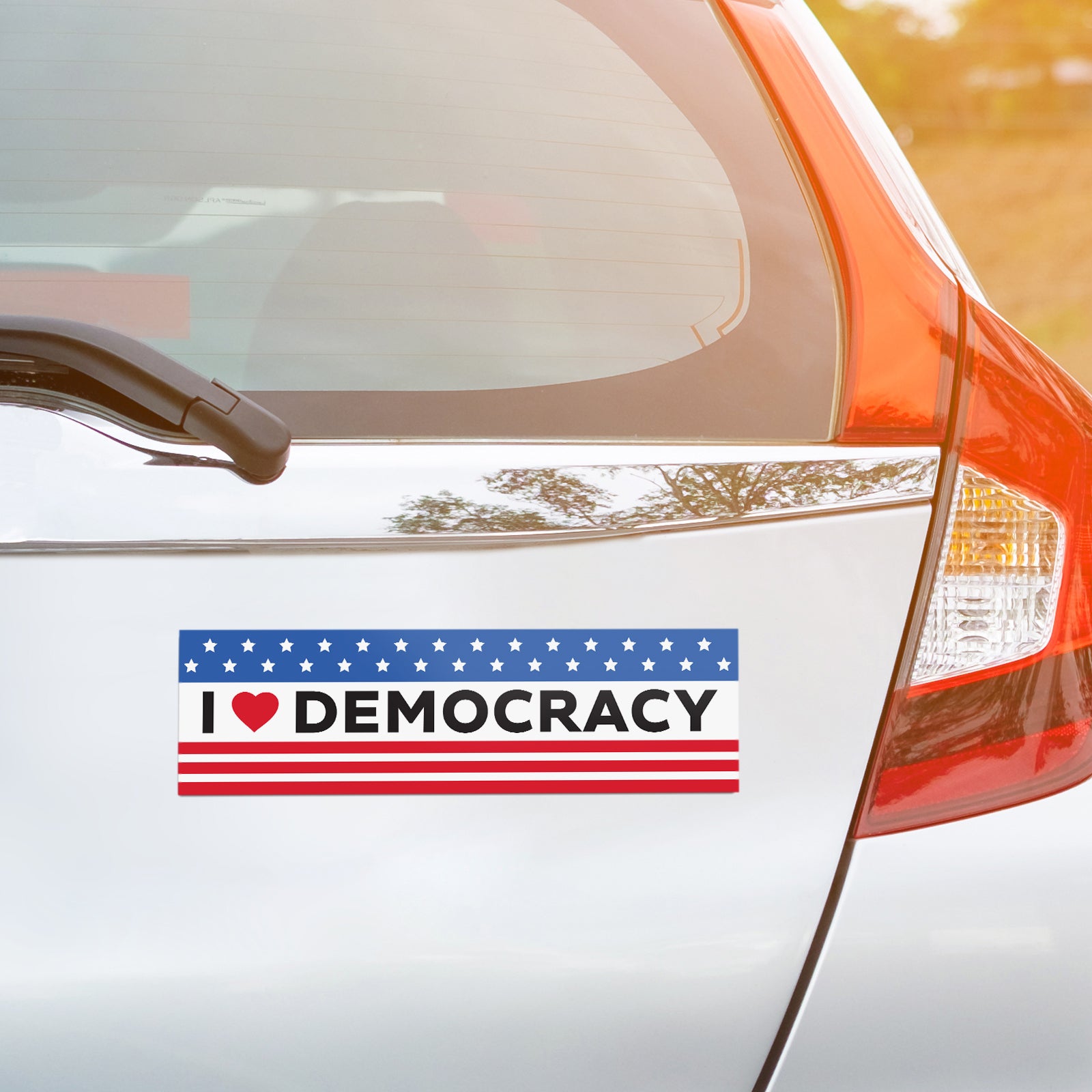 I Heart Democracy Bumper Sticker