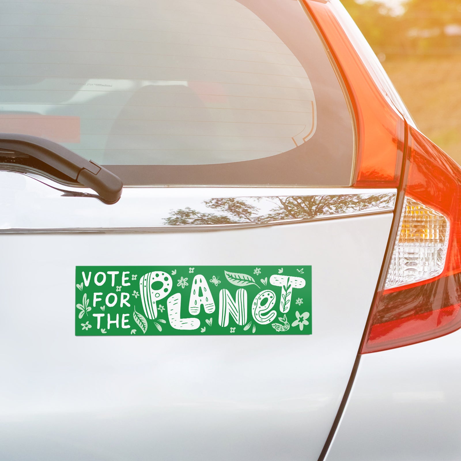Vote For The Planet Bumper Sticker