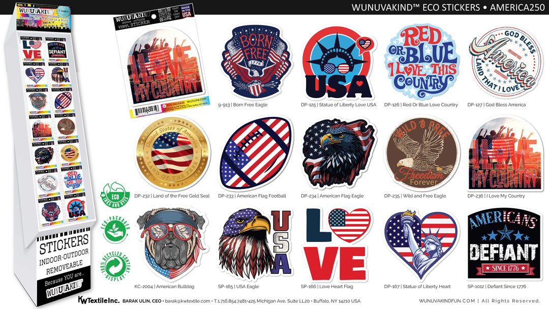 Eco Stickers | Americana
