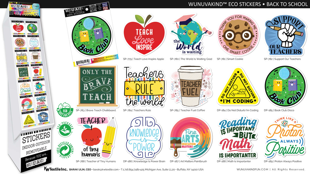 Eco Stickers | Back To School