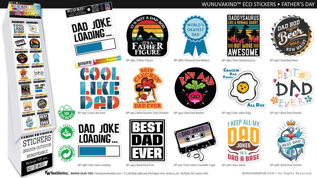 Eco Stickers | Father's Day