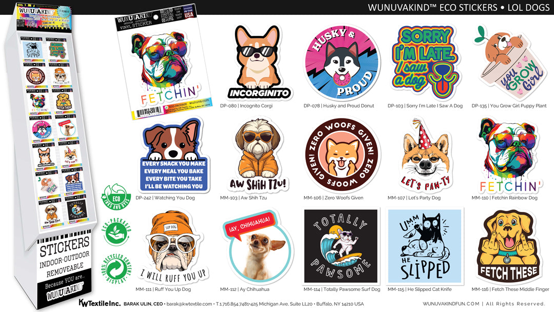 Eco Stickers | LOL Dogs
