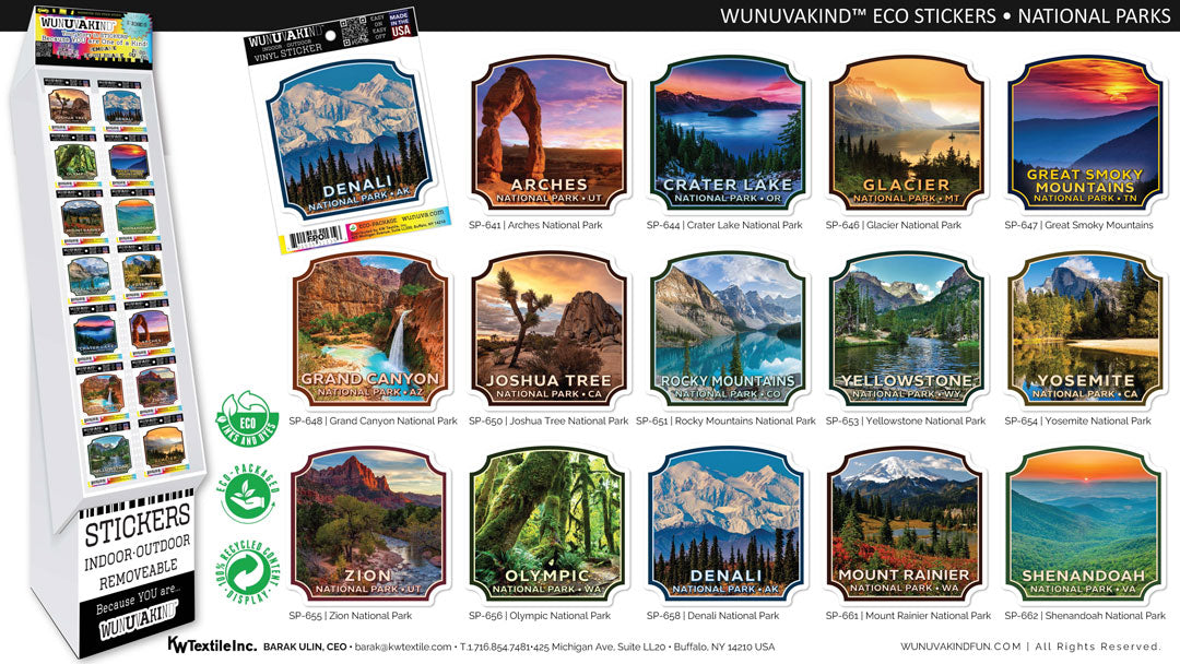 Eco Stickers | National Parks