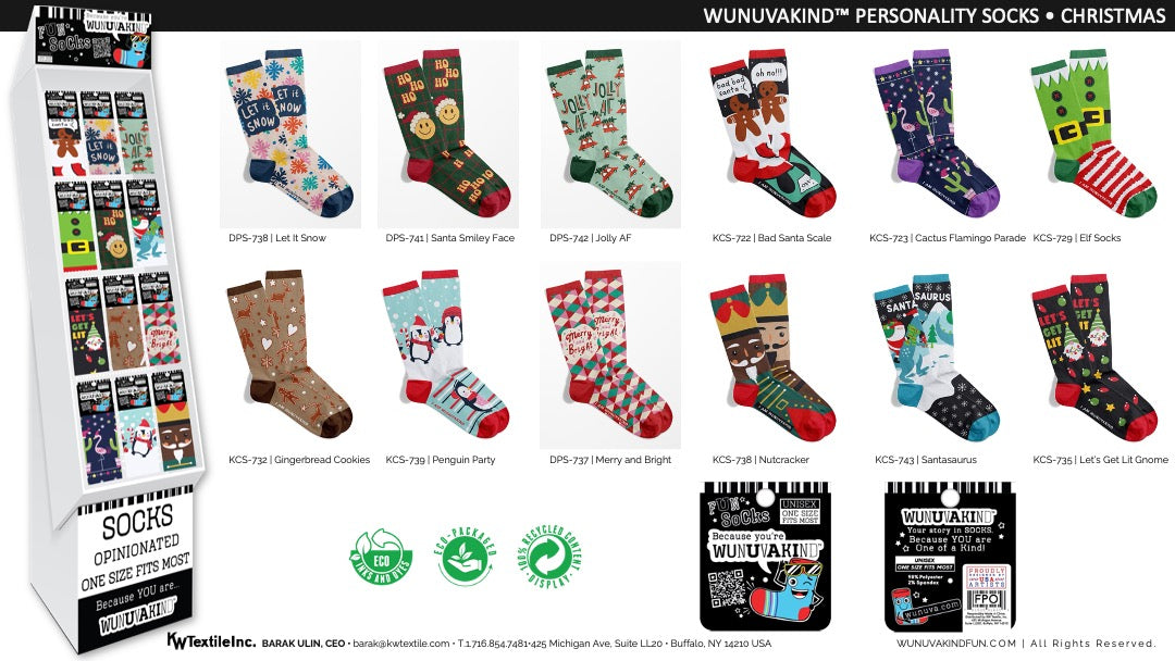 Personality Socks | Christmas