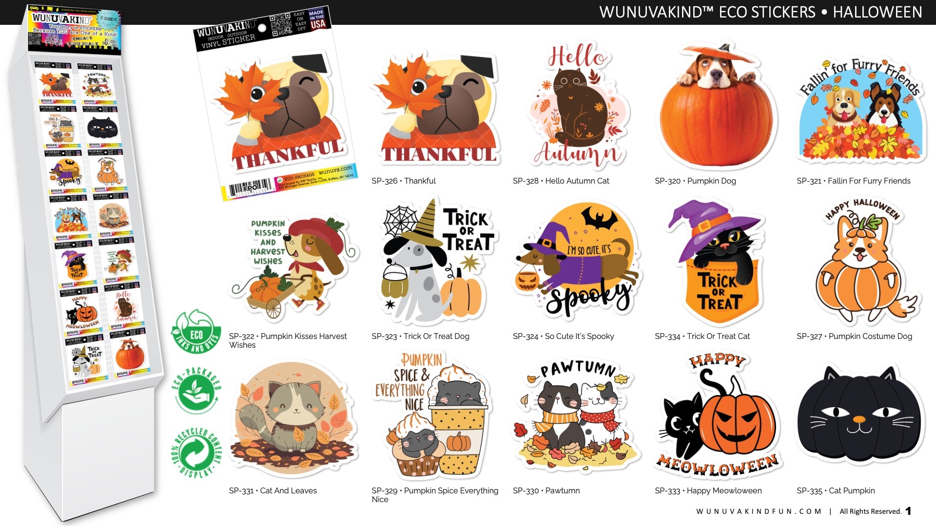 Eco Stickers | Halloween