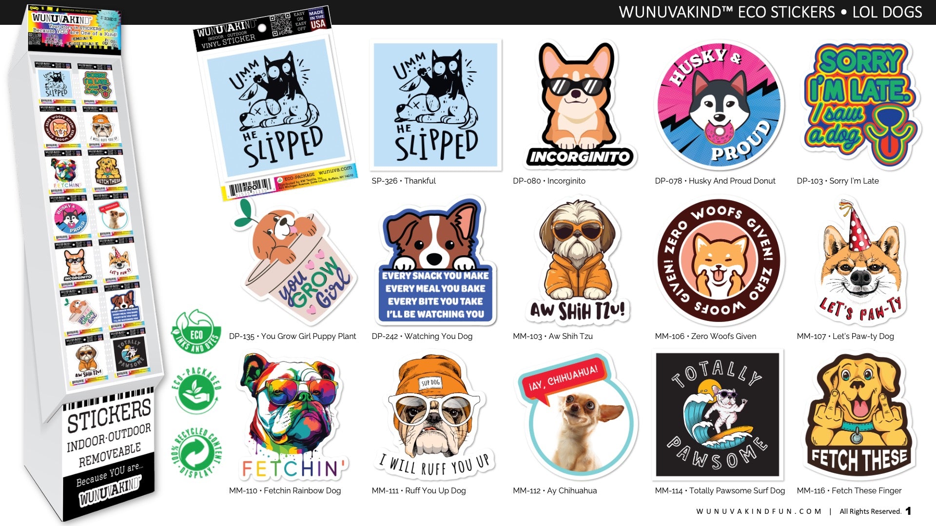 Eco Stickers | LOL Dogs