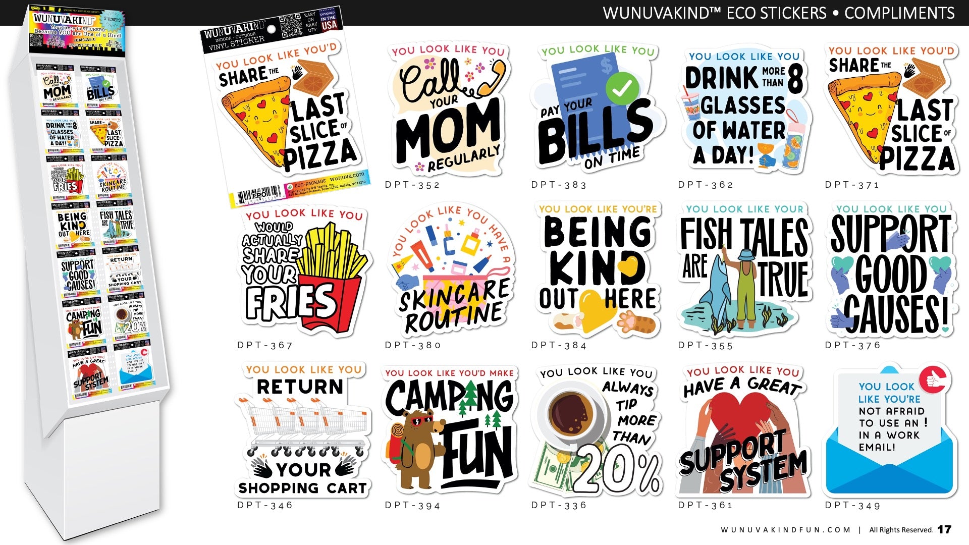 Eco Stickers | Compliments