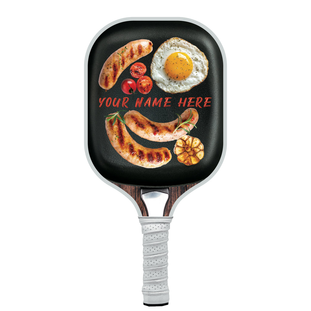 Cast Iron Pan Personalized Pickleball Paddle