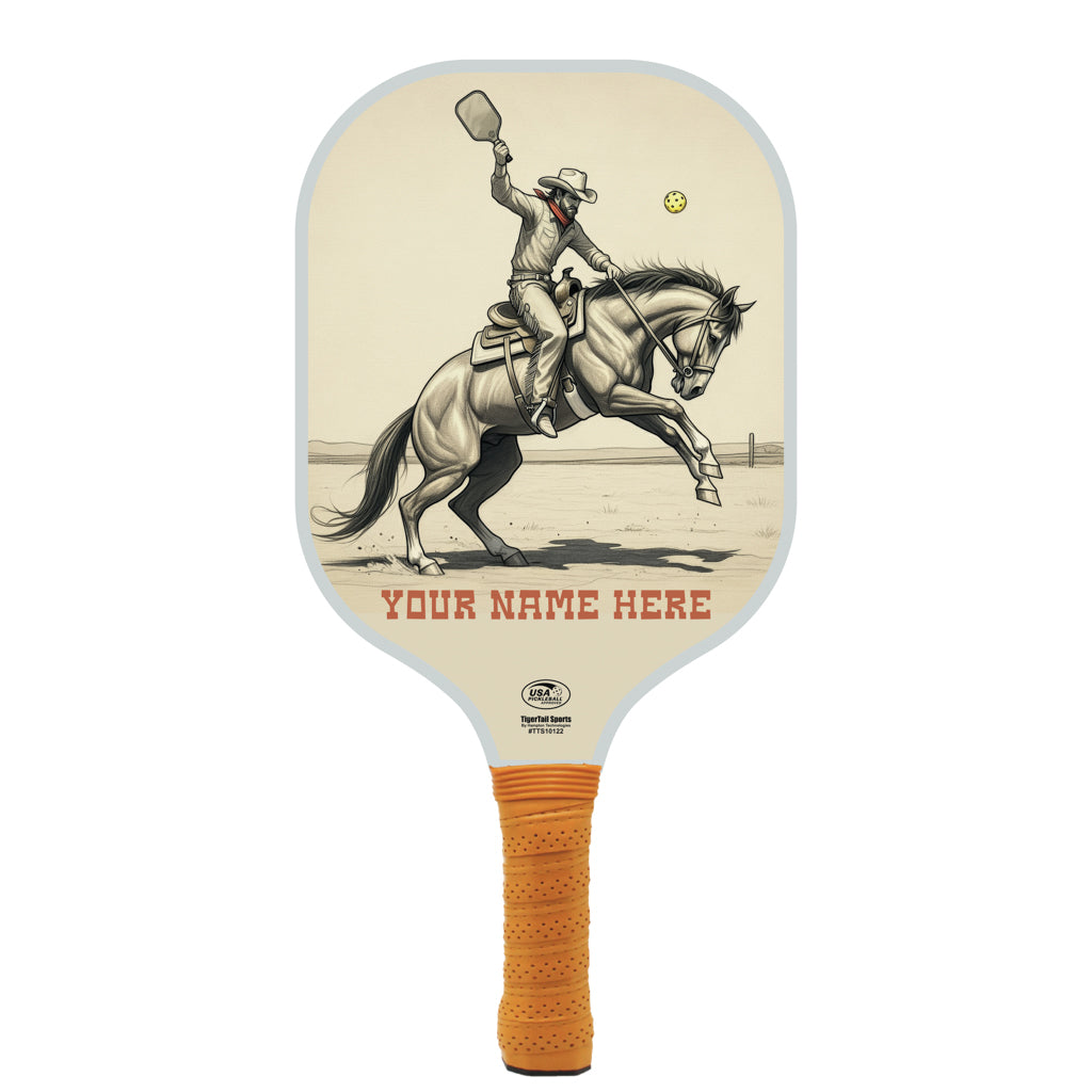 Cowboy Personalized Pickleball Paddle