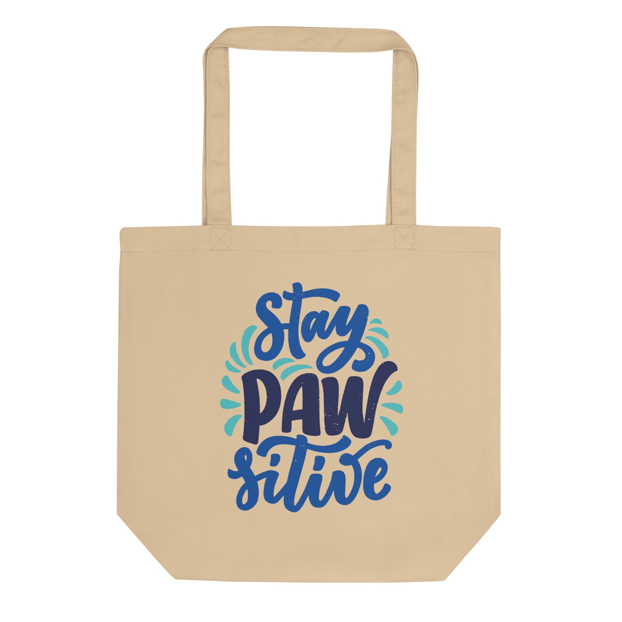 a tote bag that says stay paws alive