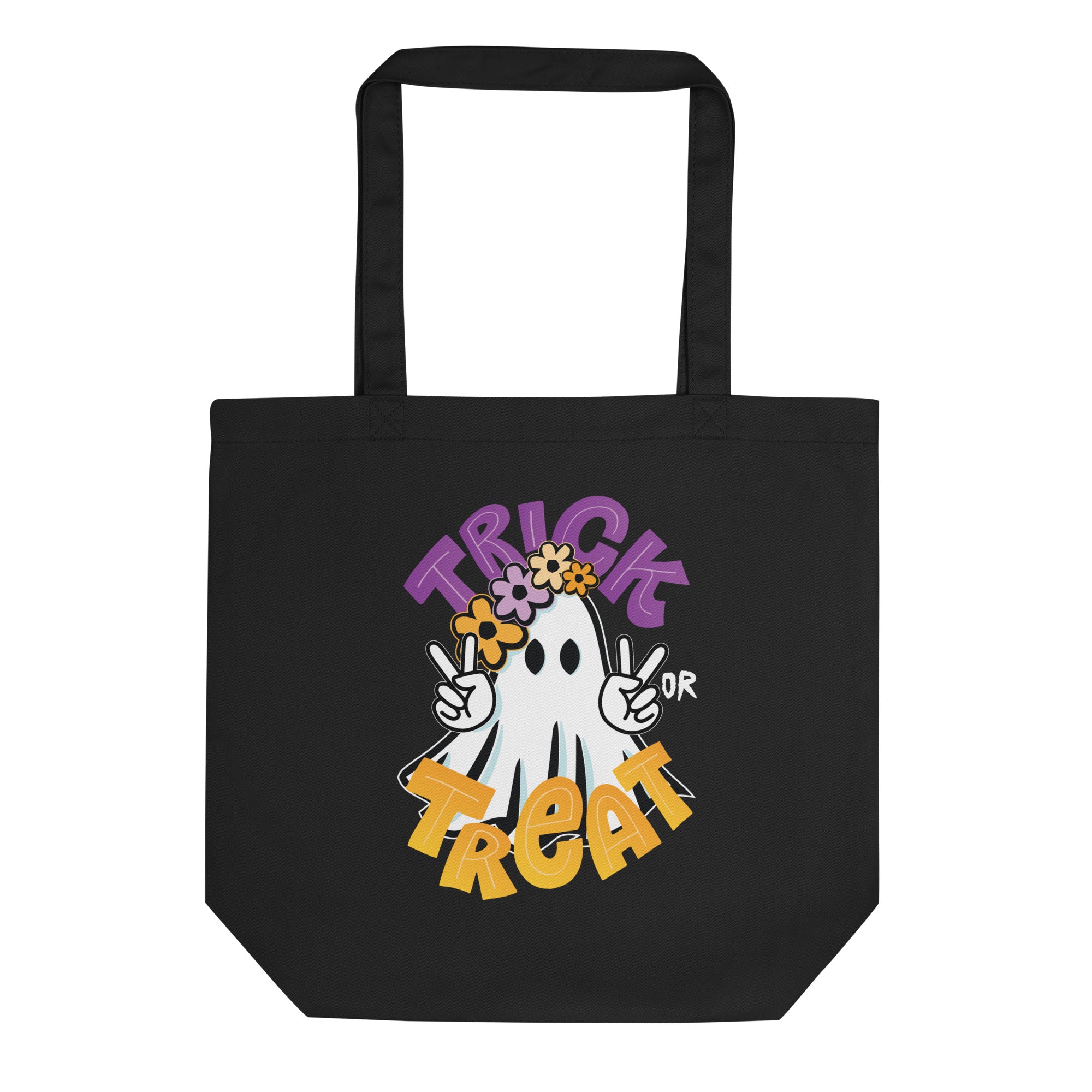 Trick Or Treat Peace Ghost Tote