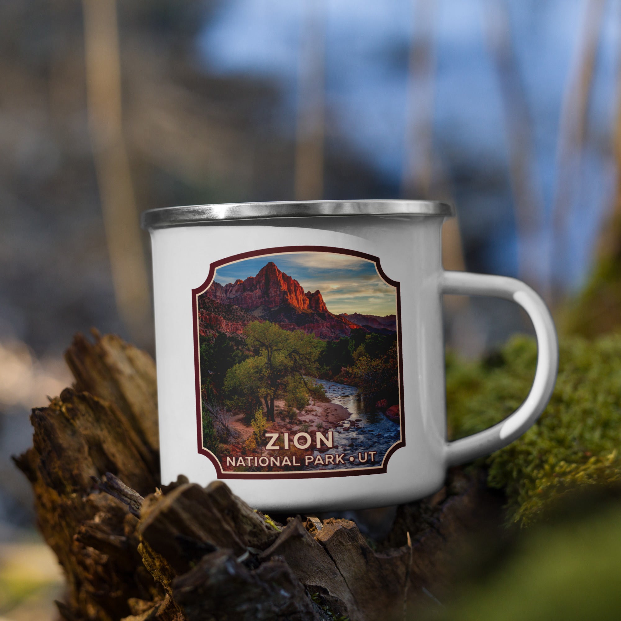 Zion National Park Enamel Mug