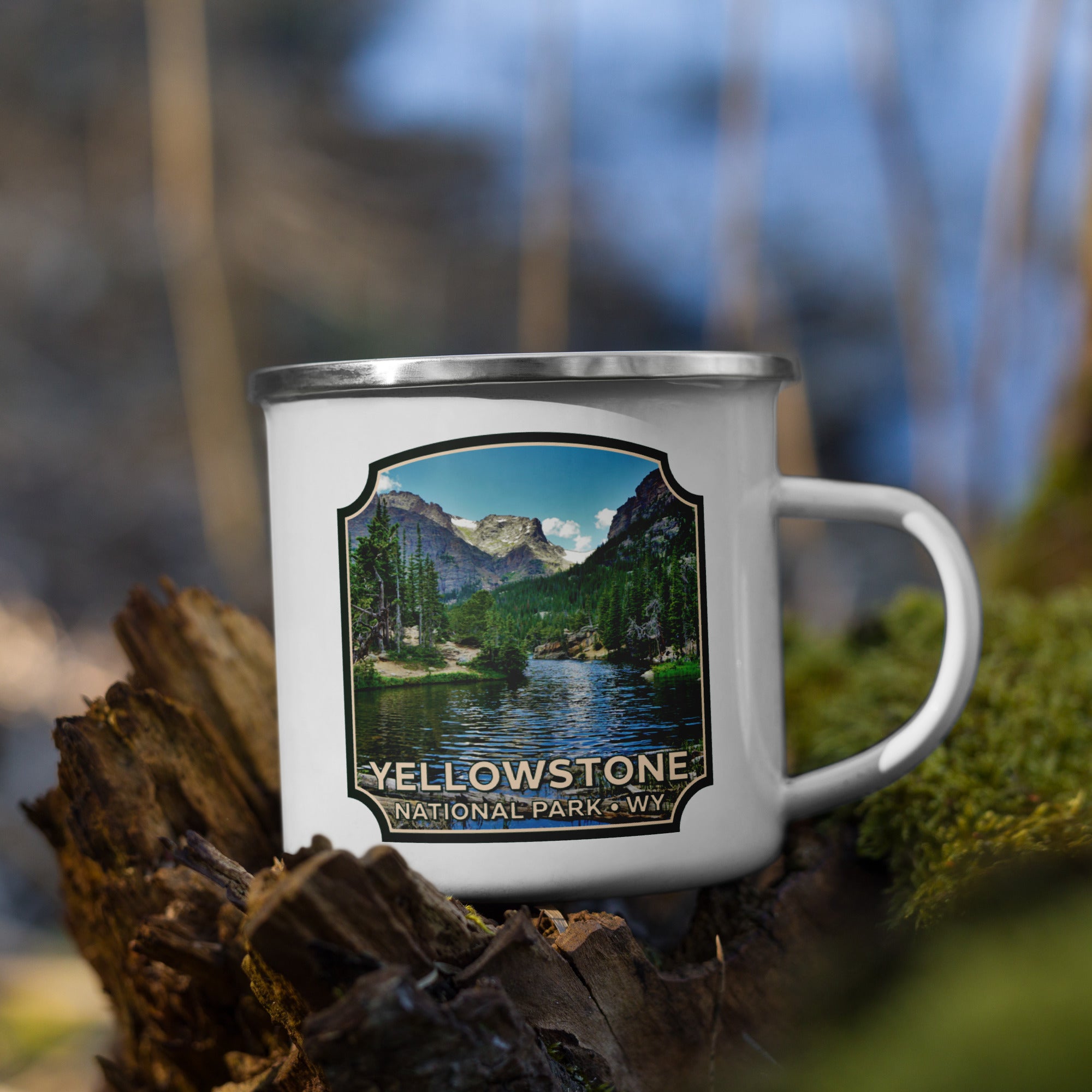 Yellowstone National Park Enamel Mug