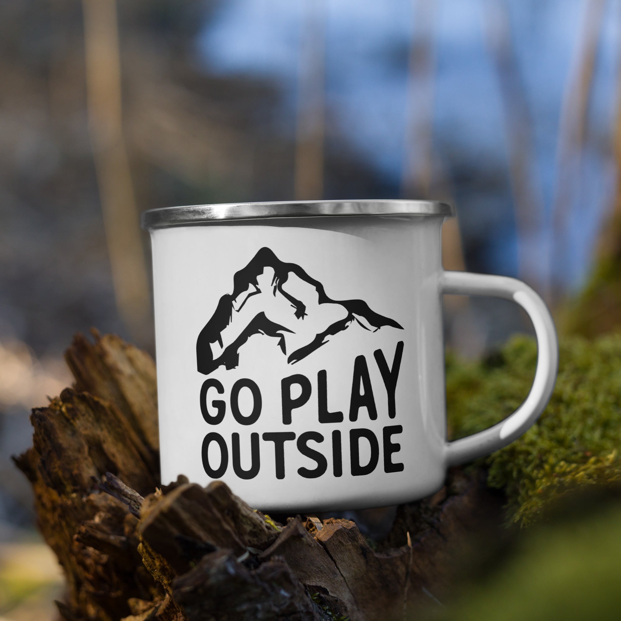 Go Play Outside Enamel Mug