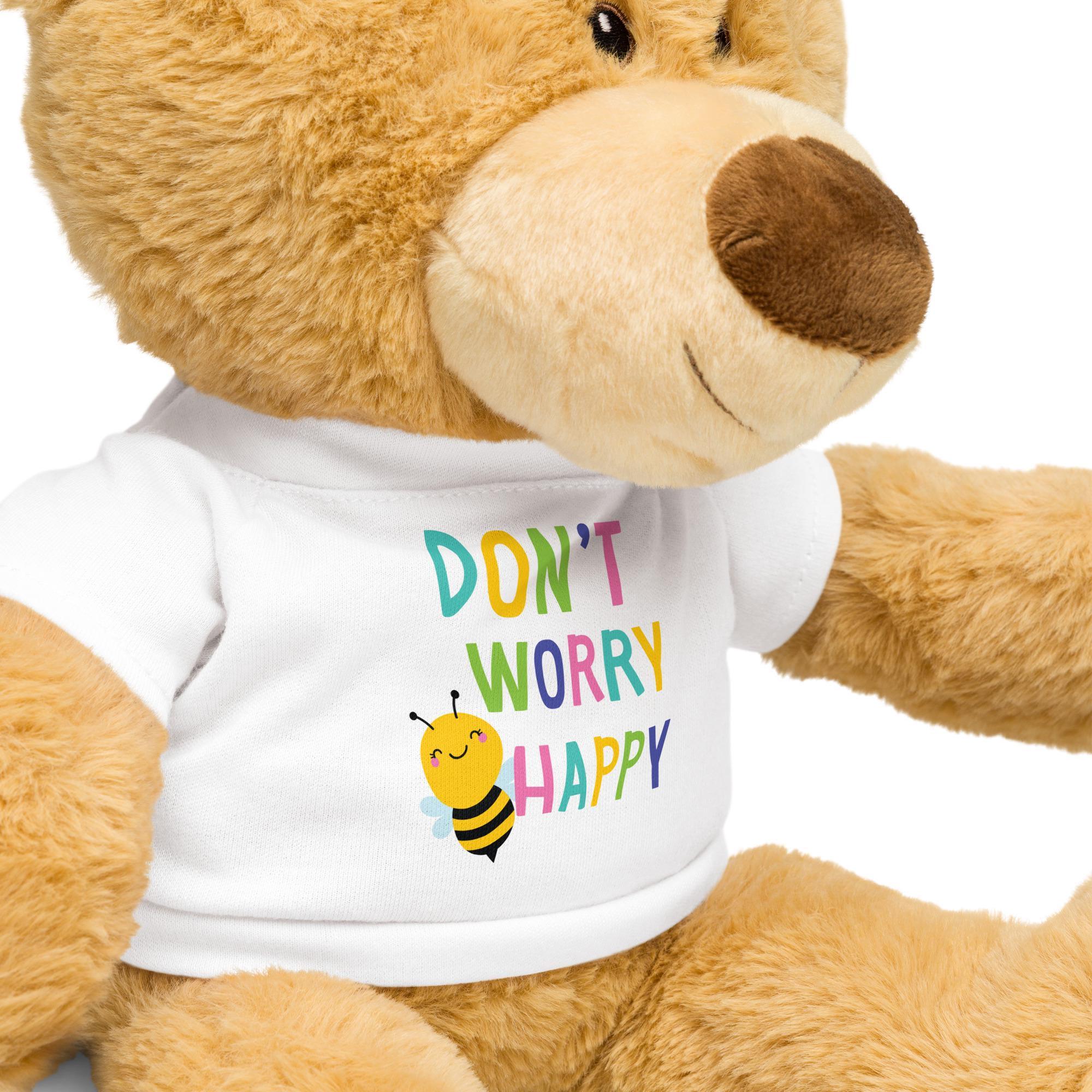Don't Worry Bee Happy Teddy Bear with T-Shirt