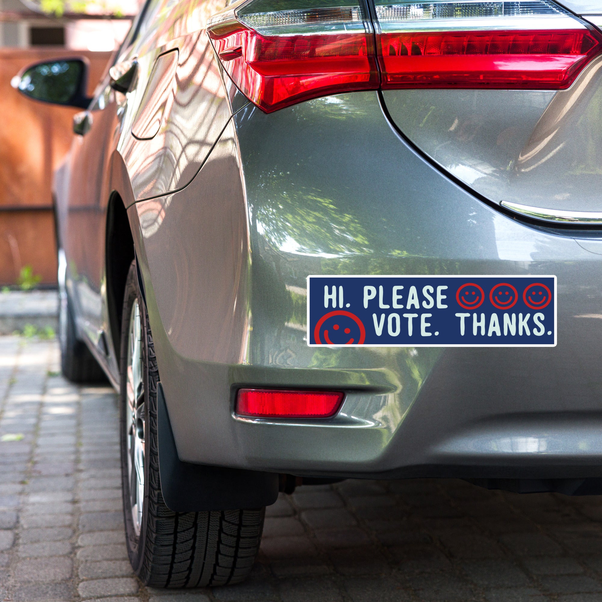 Hi, Please Vote. Thanks. Bumper Sticker