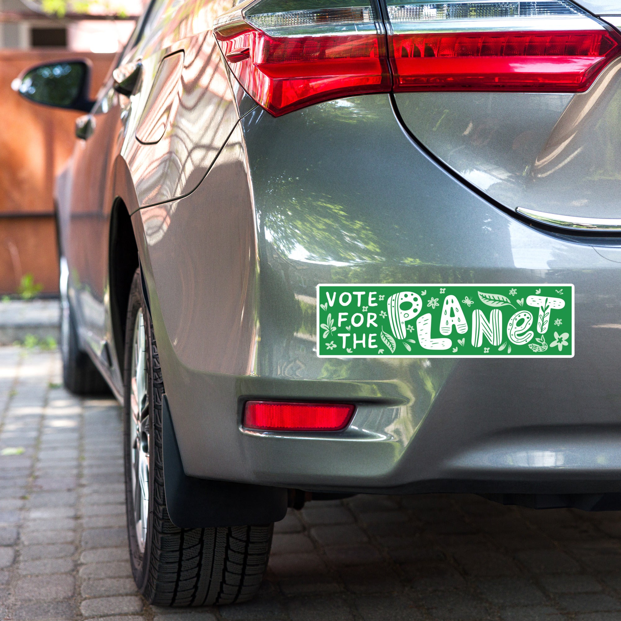 Vote For The Planet Bumper Sticker