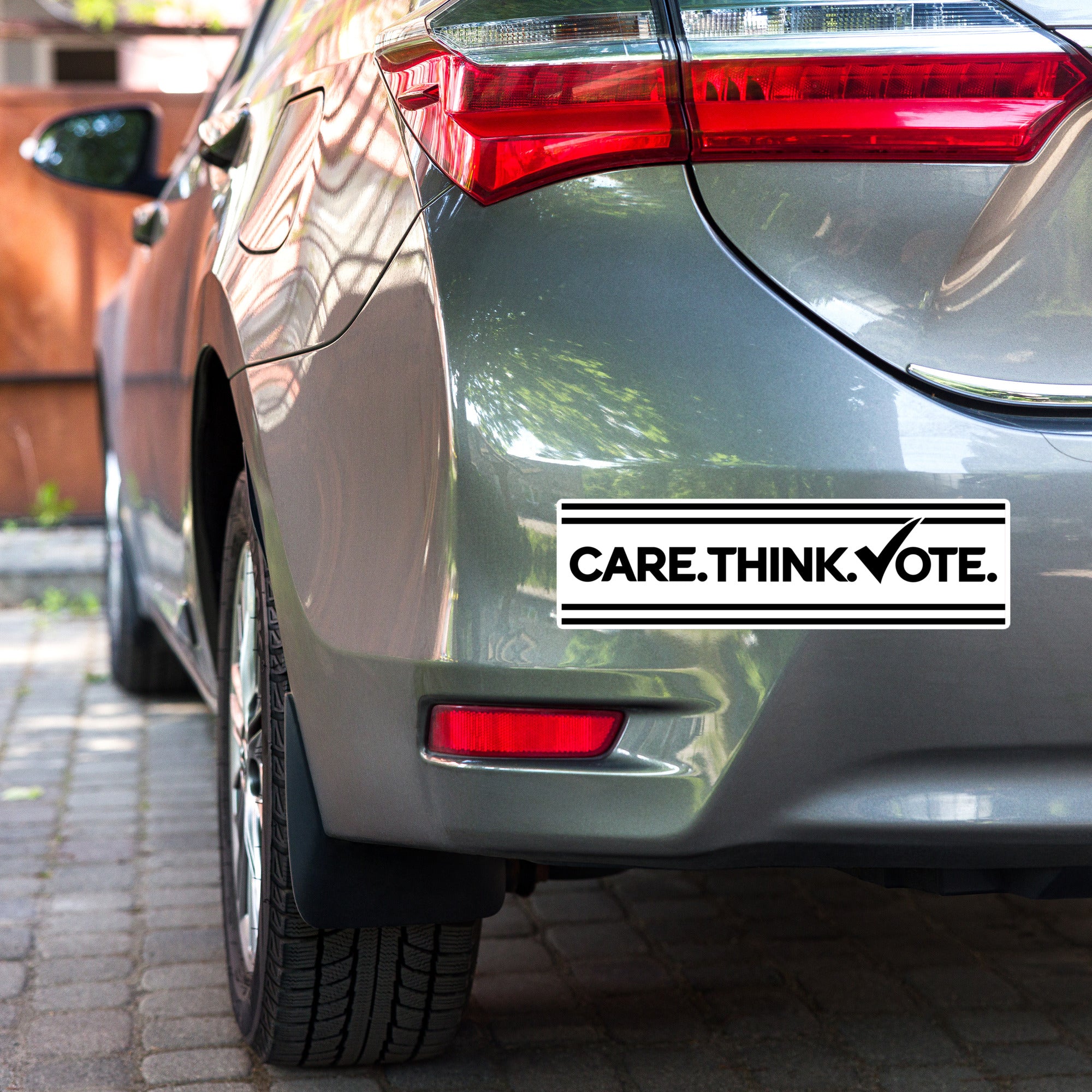 Care Think Vote Bumper Sticker