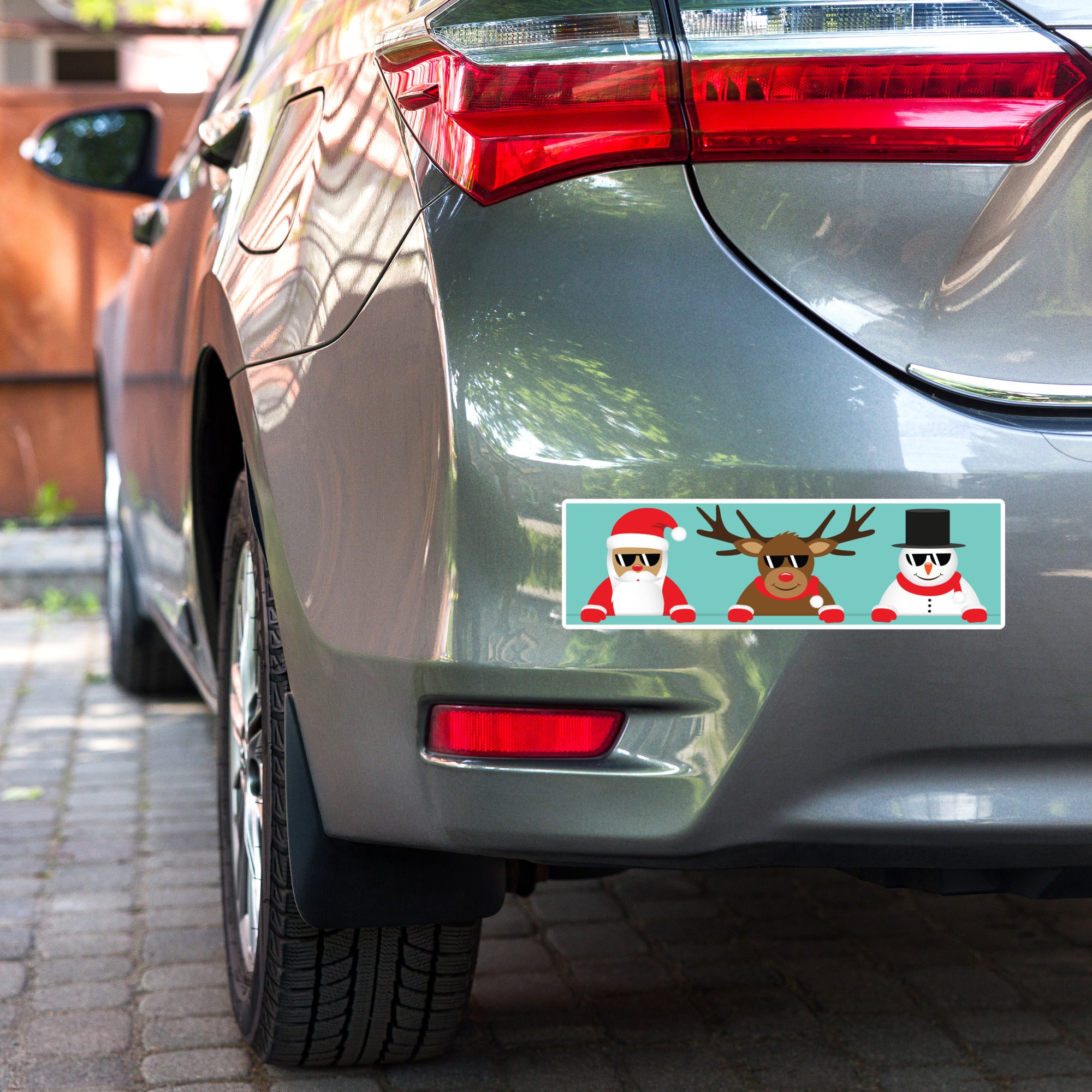 Santa's Crew Bumper Sticker