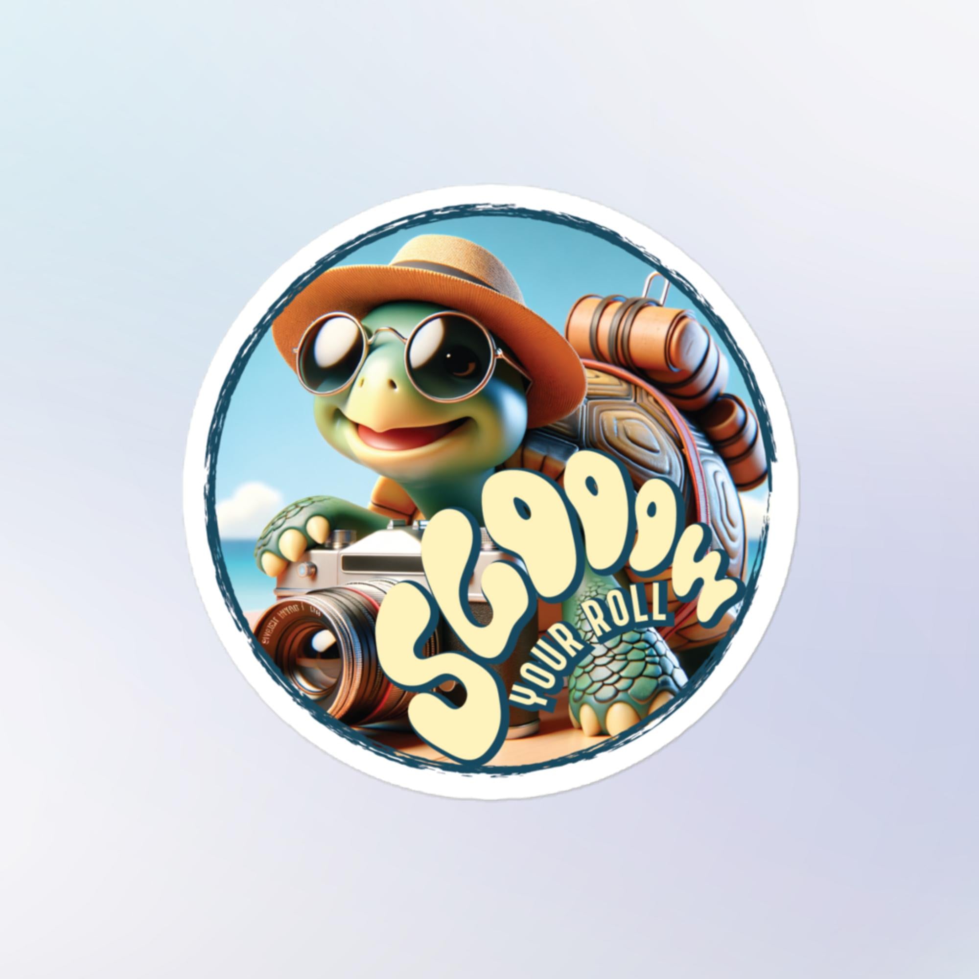 Slow Your Roll Turtle Sticker