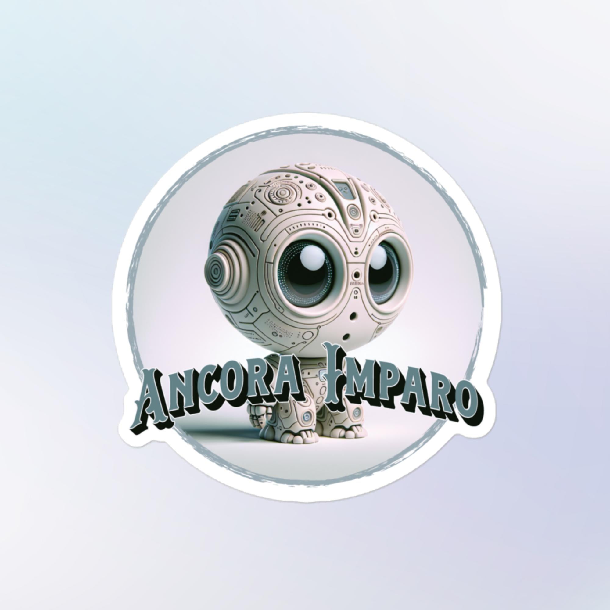 Ancora Imparo Baby Robot Sticker