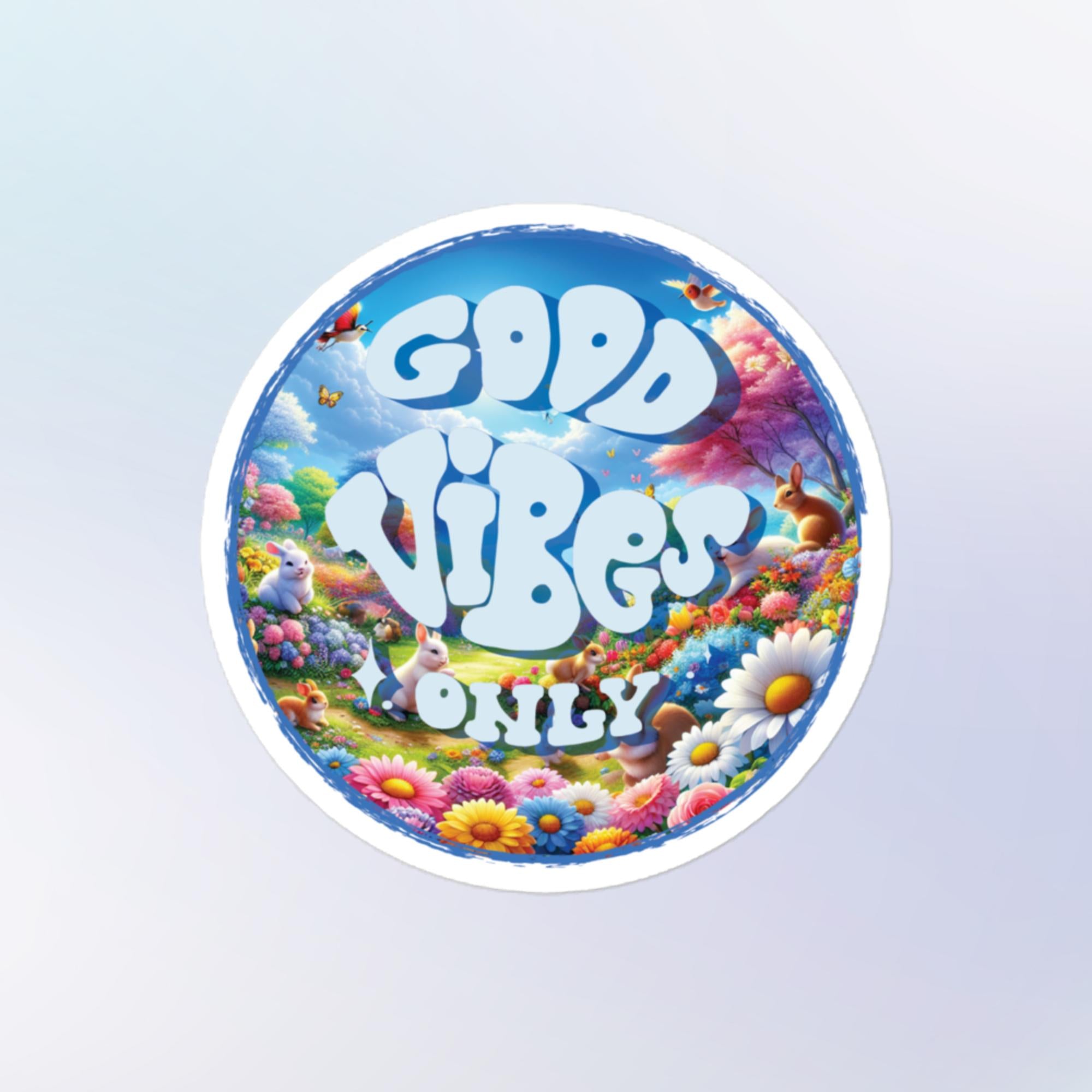 Woodland Good Vibes Only Sticker